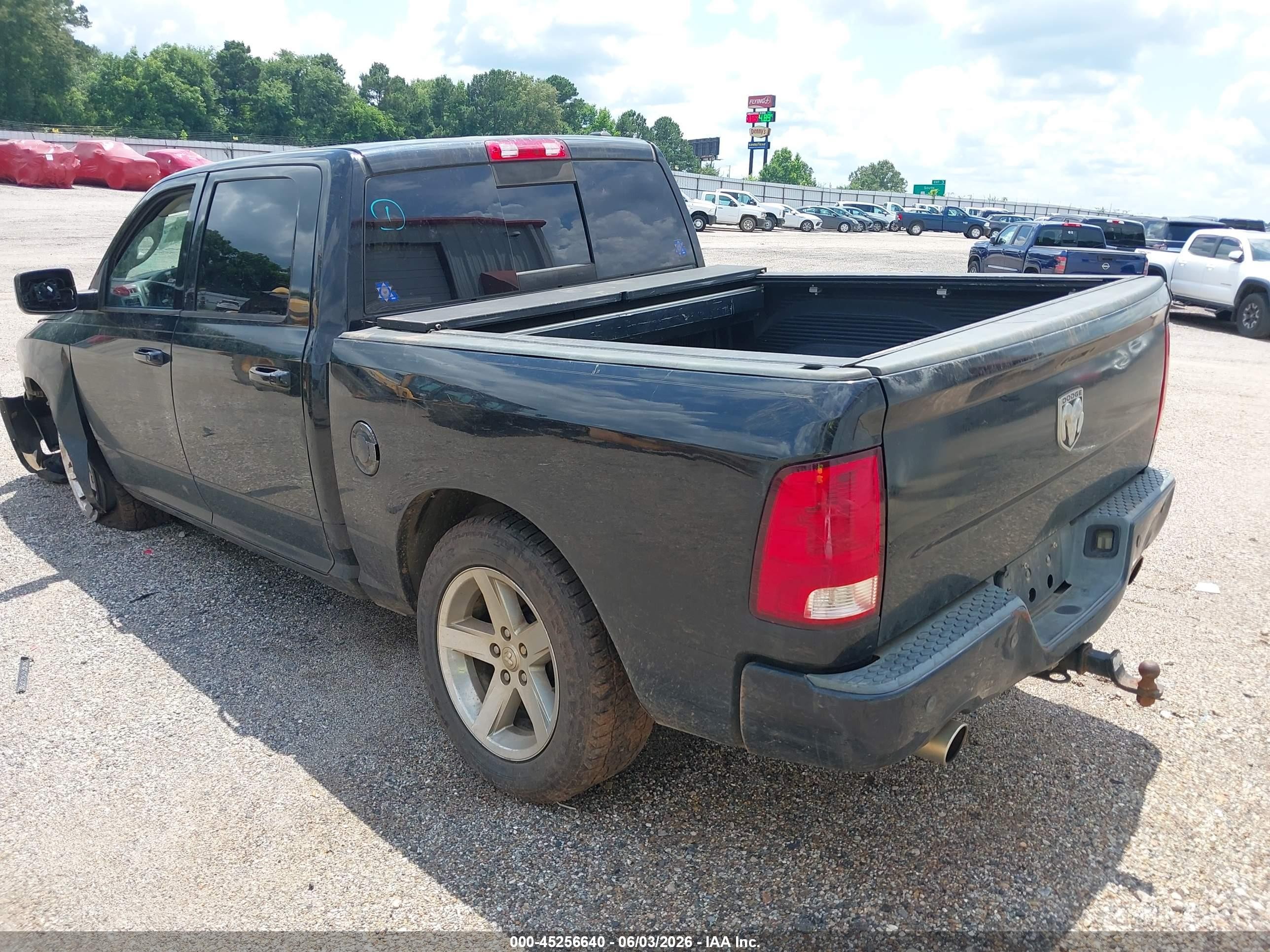 2009 Dodge Ram 1500 Slt/sport/trx Black vin: 1D3HV13TX9S816092