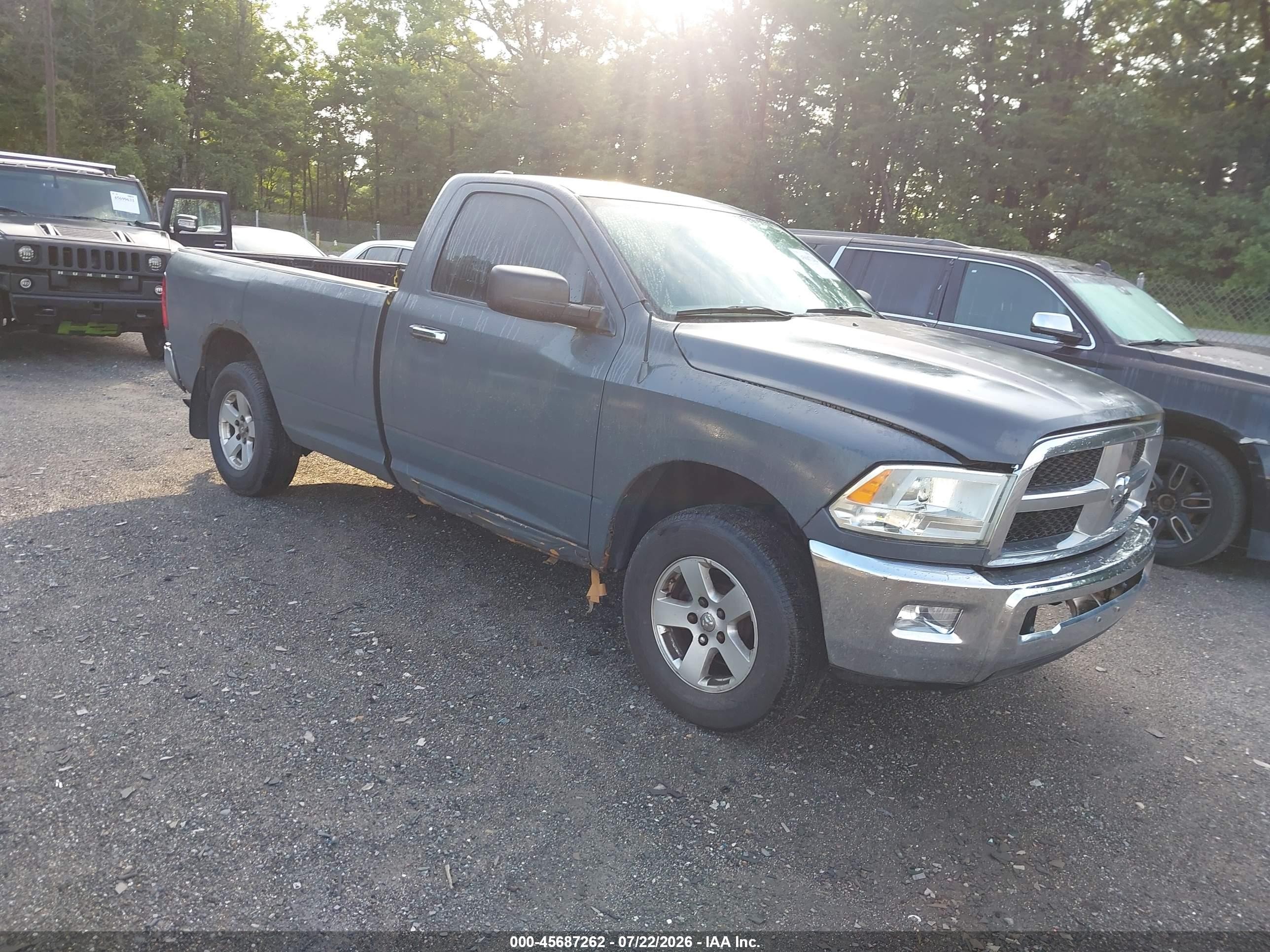 2009 Dodge Ram 1500 Slt/trx Gray vin: 1D3HV16P39J516804
