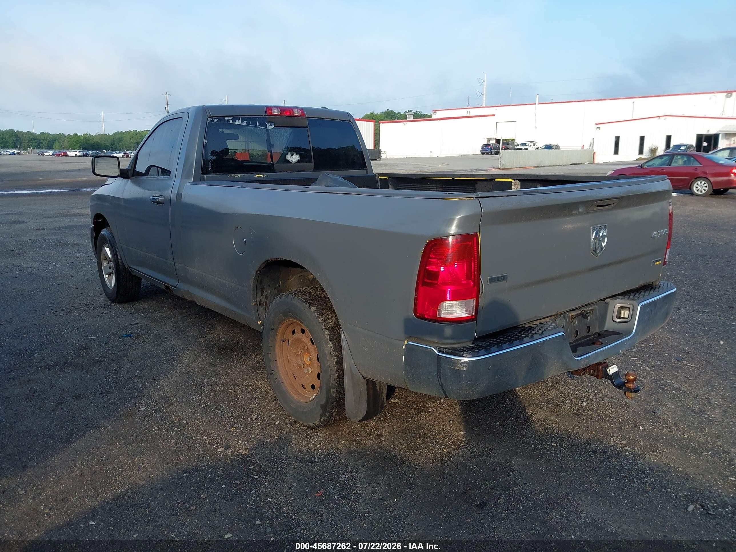 2009 Dodge Ram 1500 Slt/trx Gray vin: 1D3HV16P39J516804