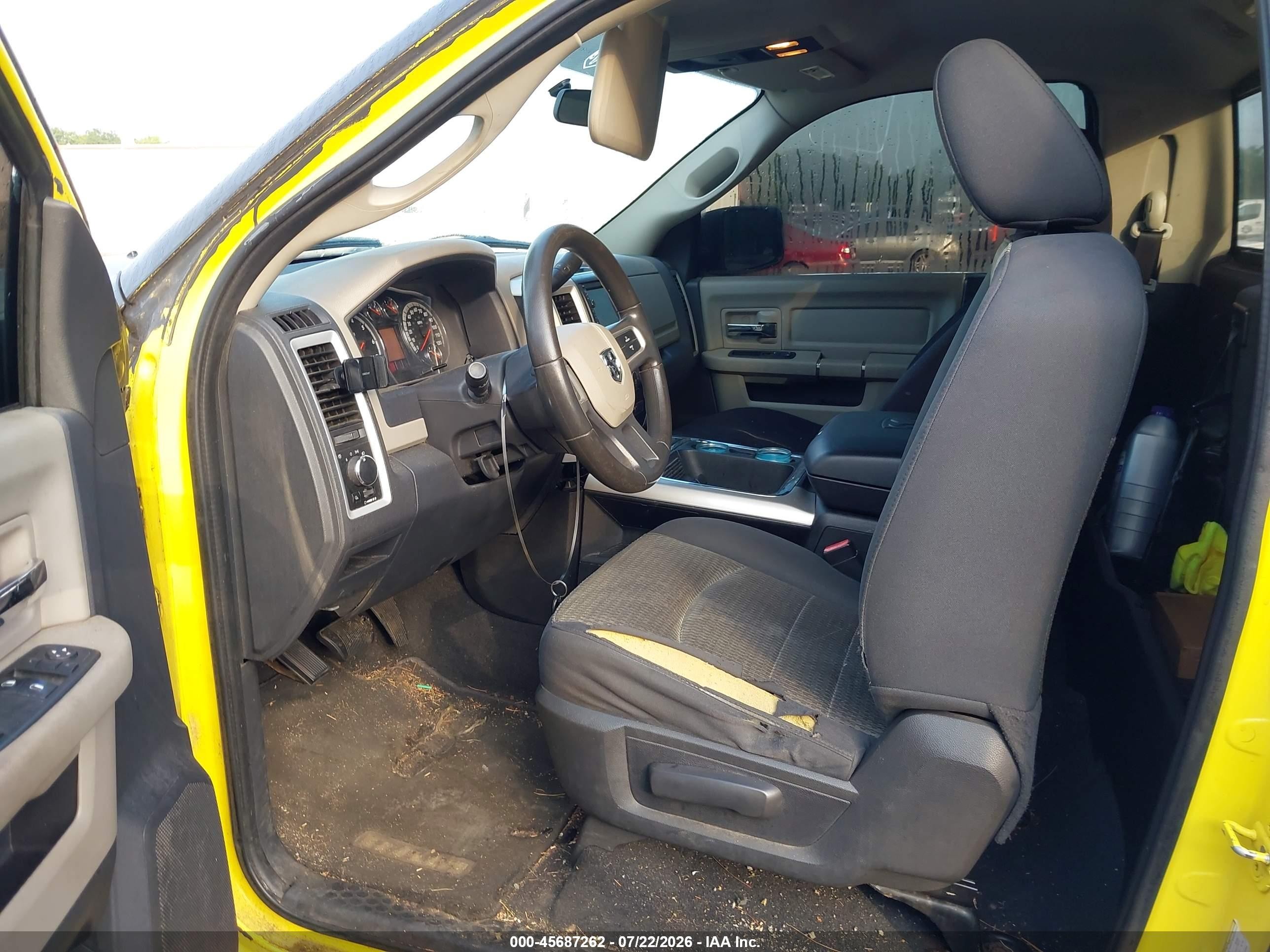 2009 Dodge Ram 1500 Slt/trx Gray vin: 1D3HV16P39J516804