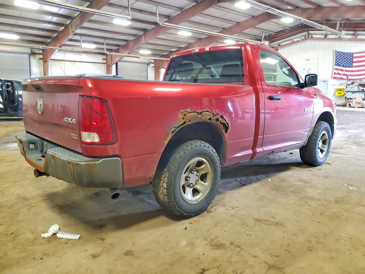 2009 Dodge Ram 1500 Red vin: 1D3HV16P89J500775
