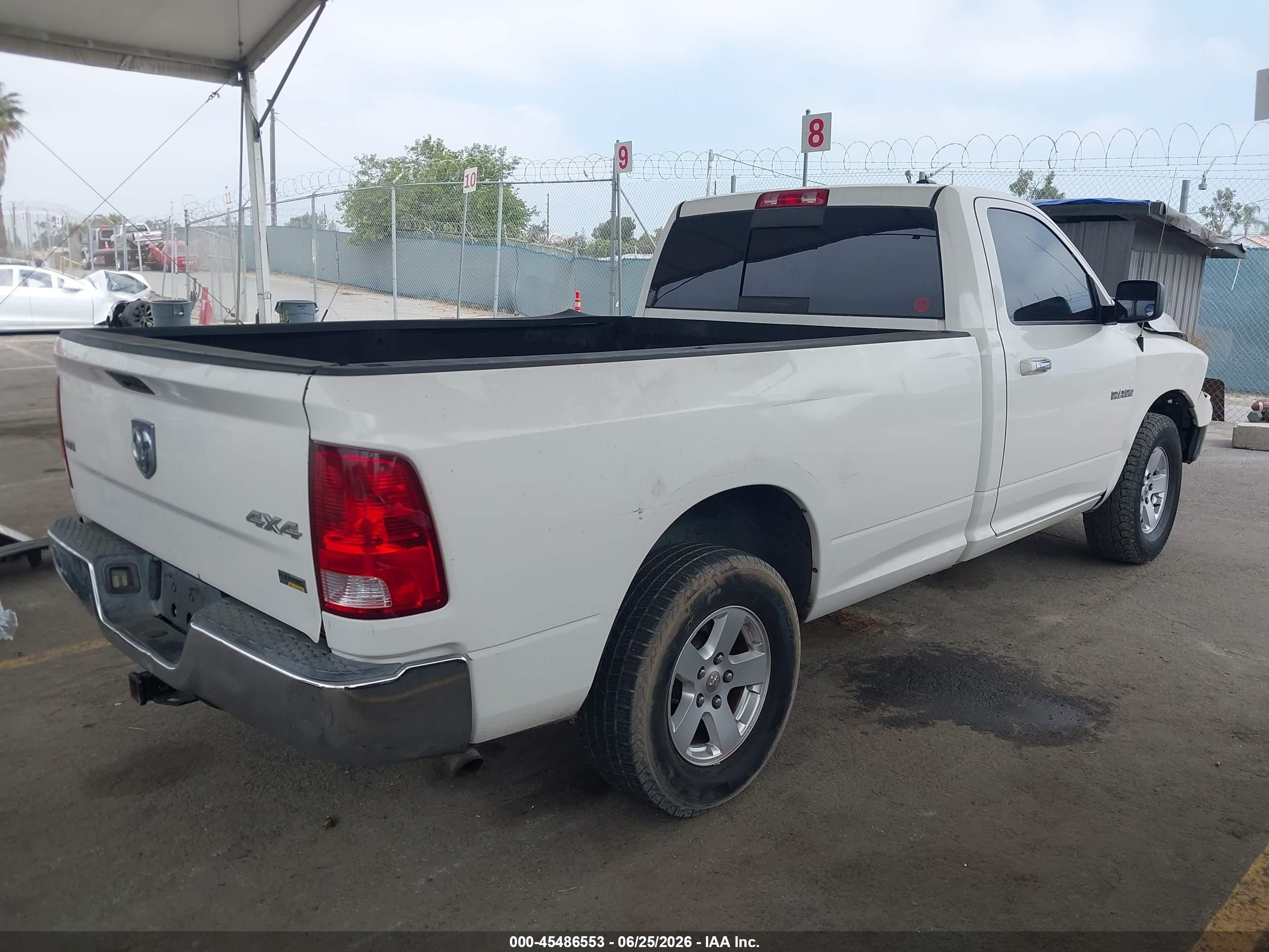 2009 Dodge Ram 1500 Slt/trx White vin: 1D3HV16P99J516807
