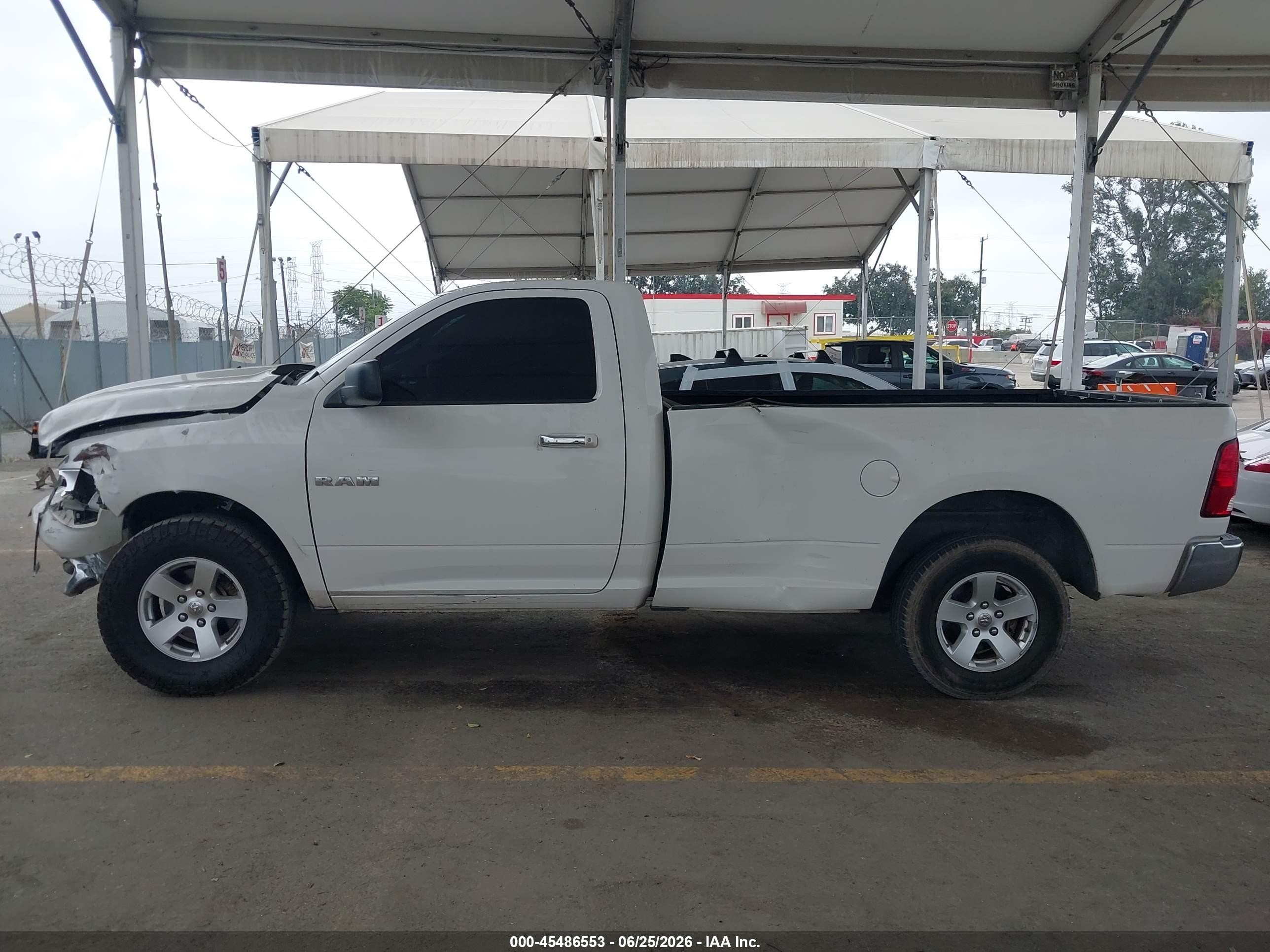 2009 Dodge Ram 1500 Slt/trx White vin: 1D3HV16P99J516807