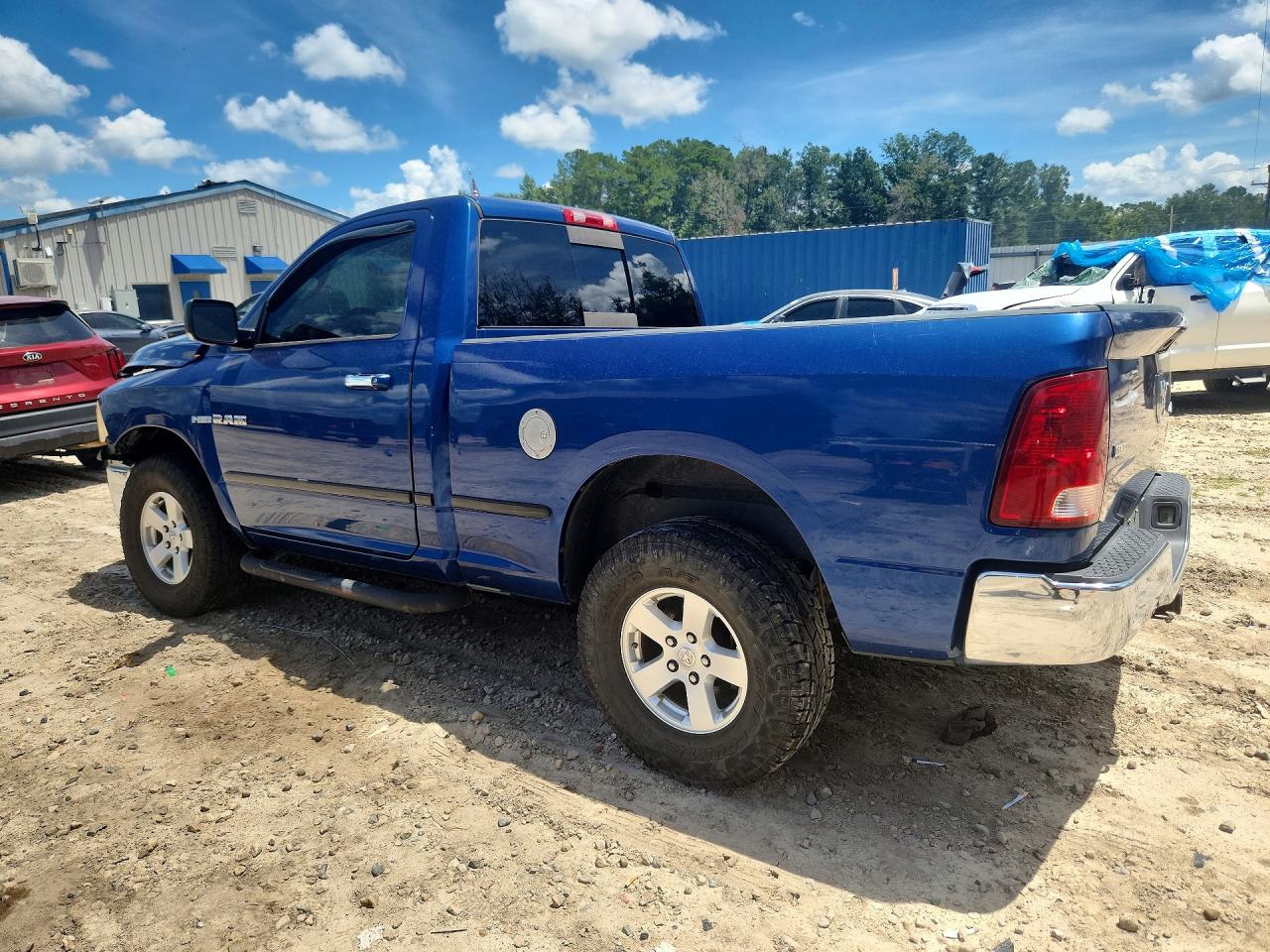 2009 Dodge Ram 1500 Blue vin: 1D3HV16T09J530169