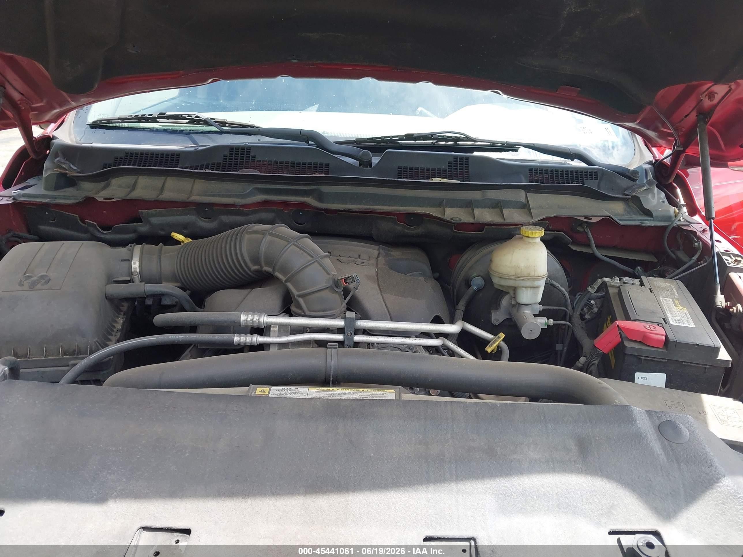 2009 Dodge Ram 1500 Slt/trx Red vin: 1D3HV16T39J503936