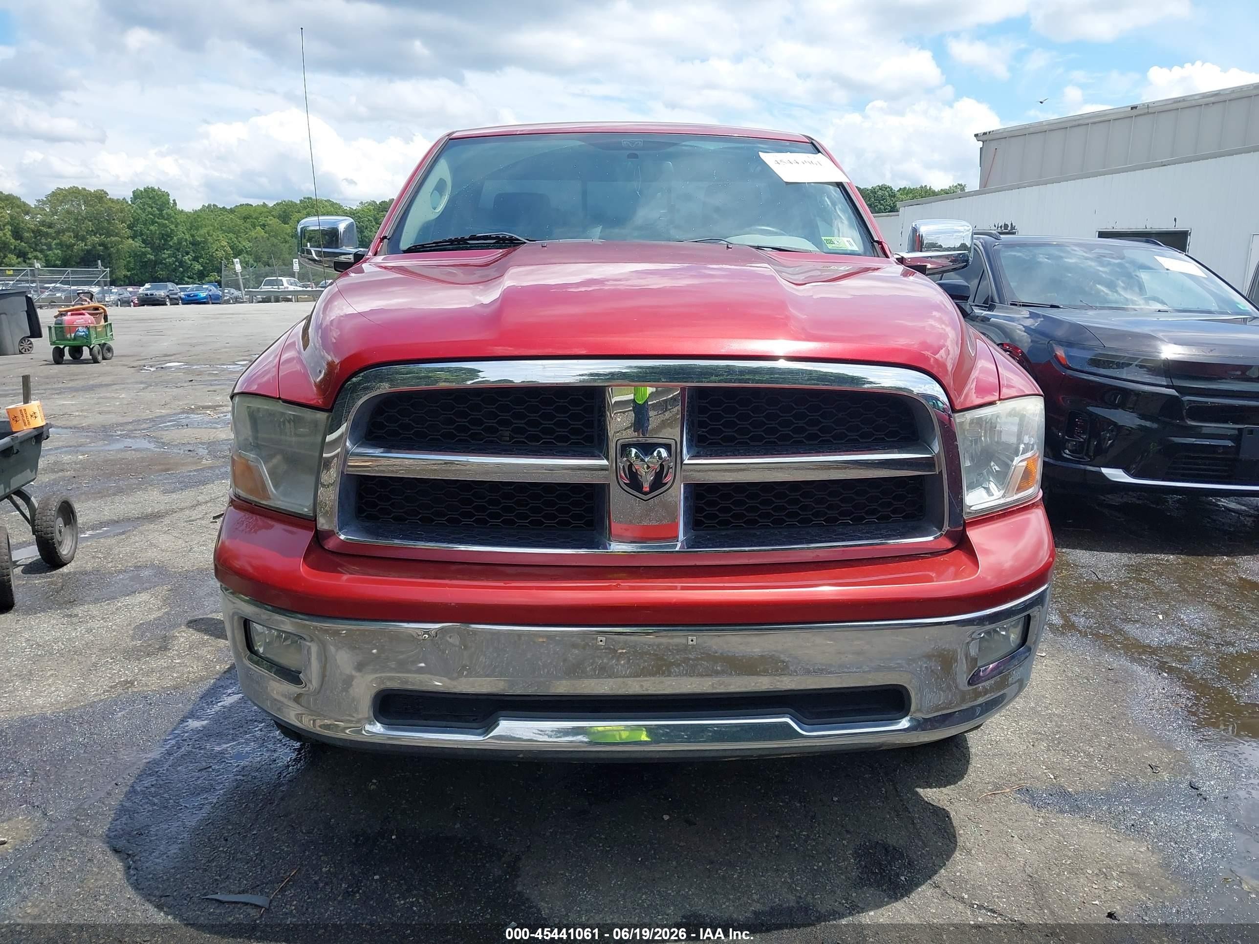 2009 Dodge Ram 1500 Slt/trx Red vin: 1D3HV16T39J503936