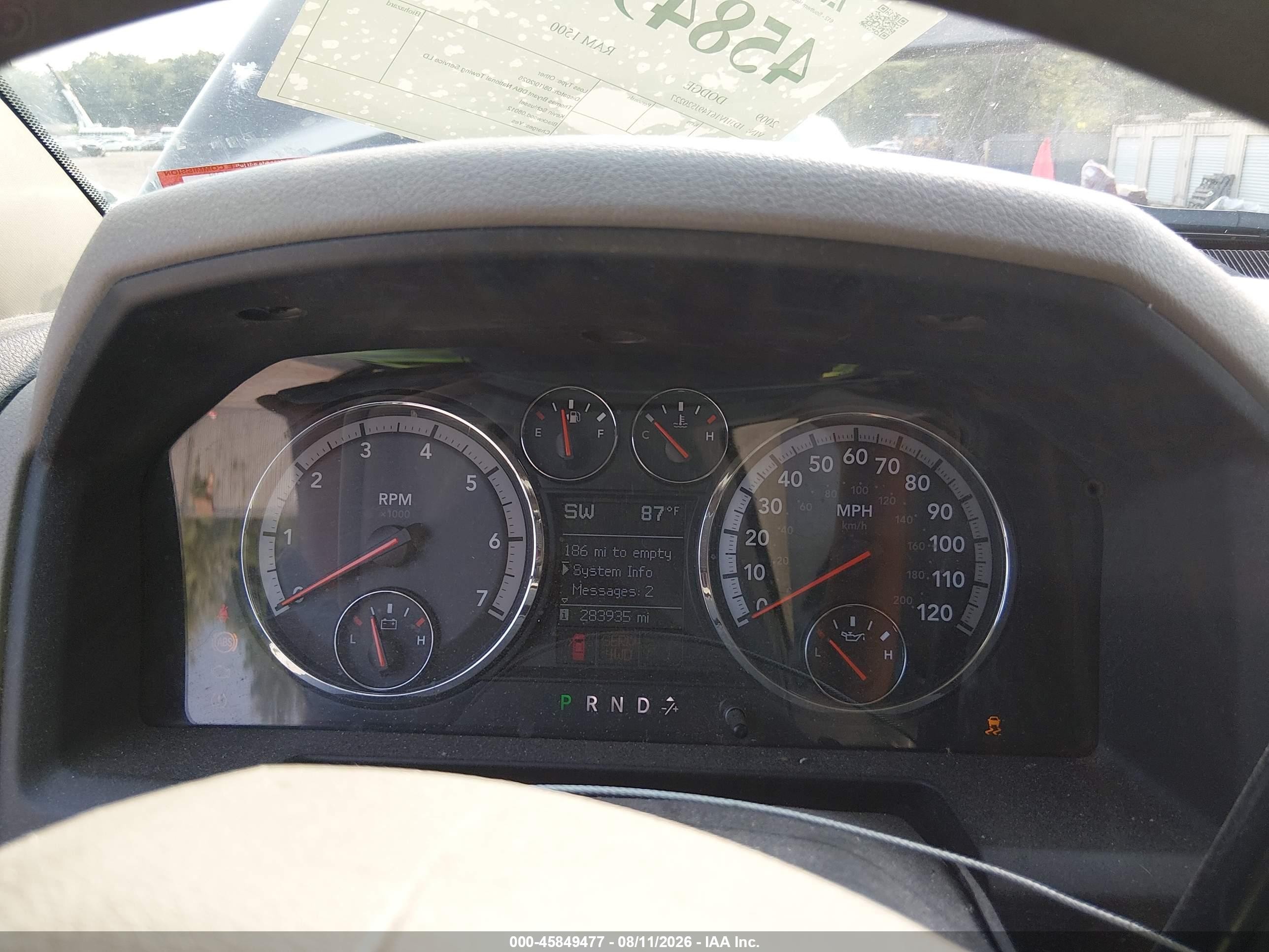 2009 Dodge Ram 1500 Slt/trx Черный vin: 1D3HV16T49J520227