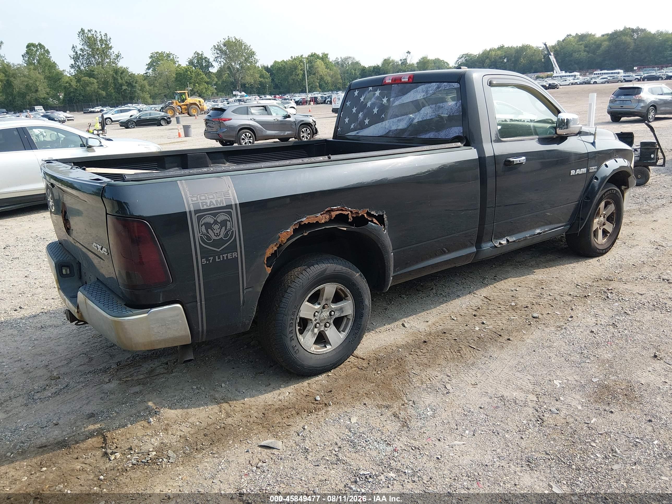 2009 Dodge Ram 1500 Slt/trx Черный vin: 1D3HV16T49J520227