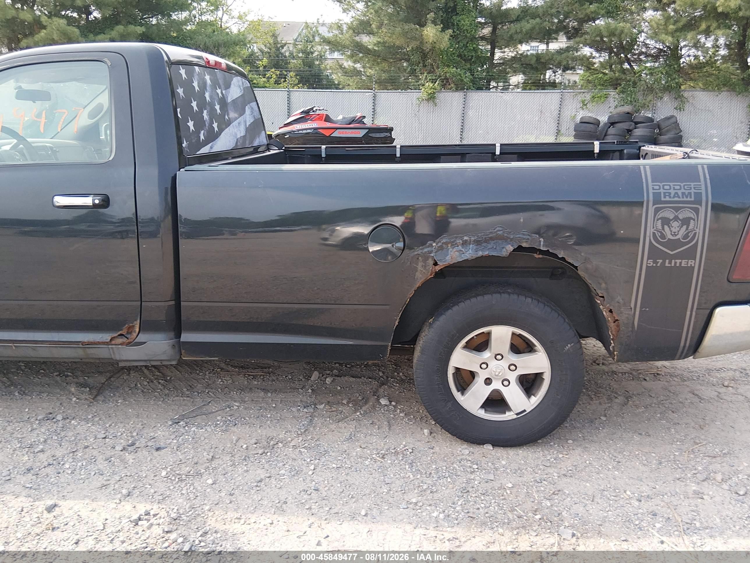 2009 Dodge Ram 1500 Slt/trx Черный vin: 1D3HV16T49J520227