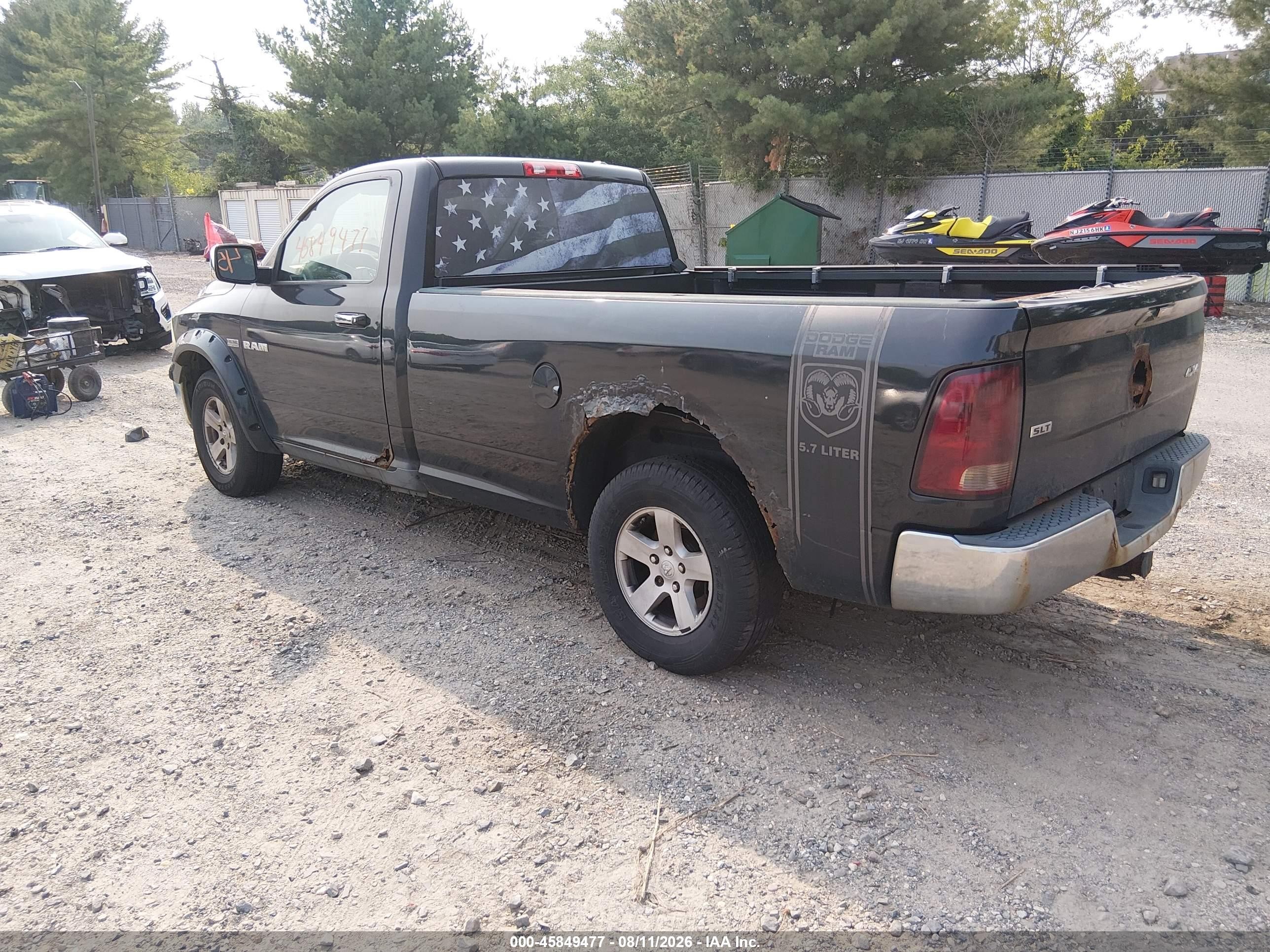 2009 Dodge Ram 1500 Slt/trx Черный vin: 1D3HV16T49J520227