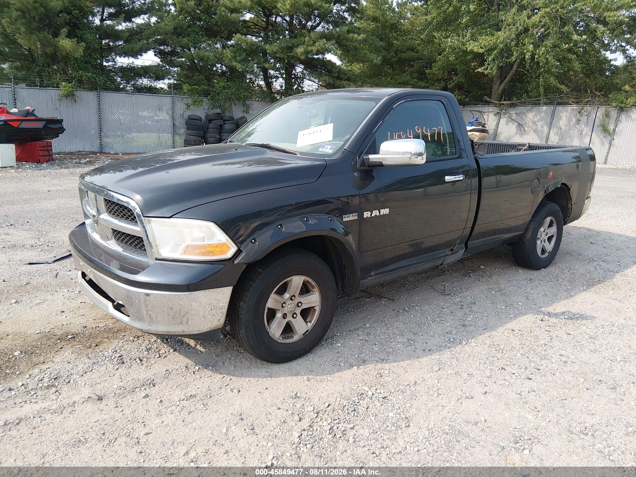 2009 Dodge Ram 1500 Slt/trx Черный vin: 1D3HV16T49J520227