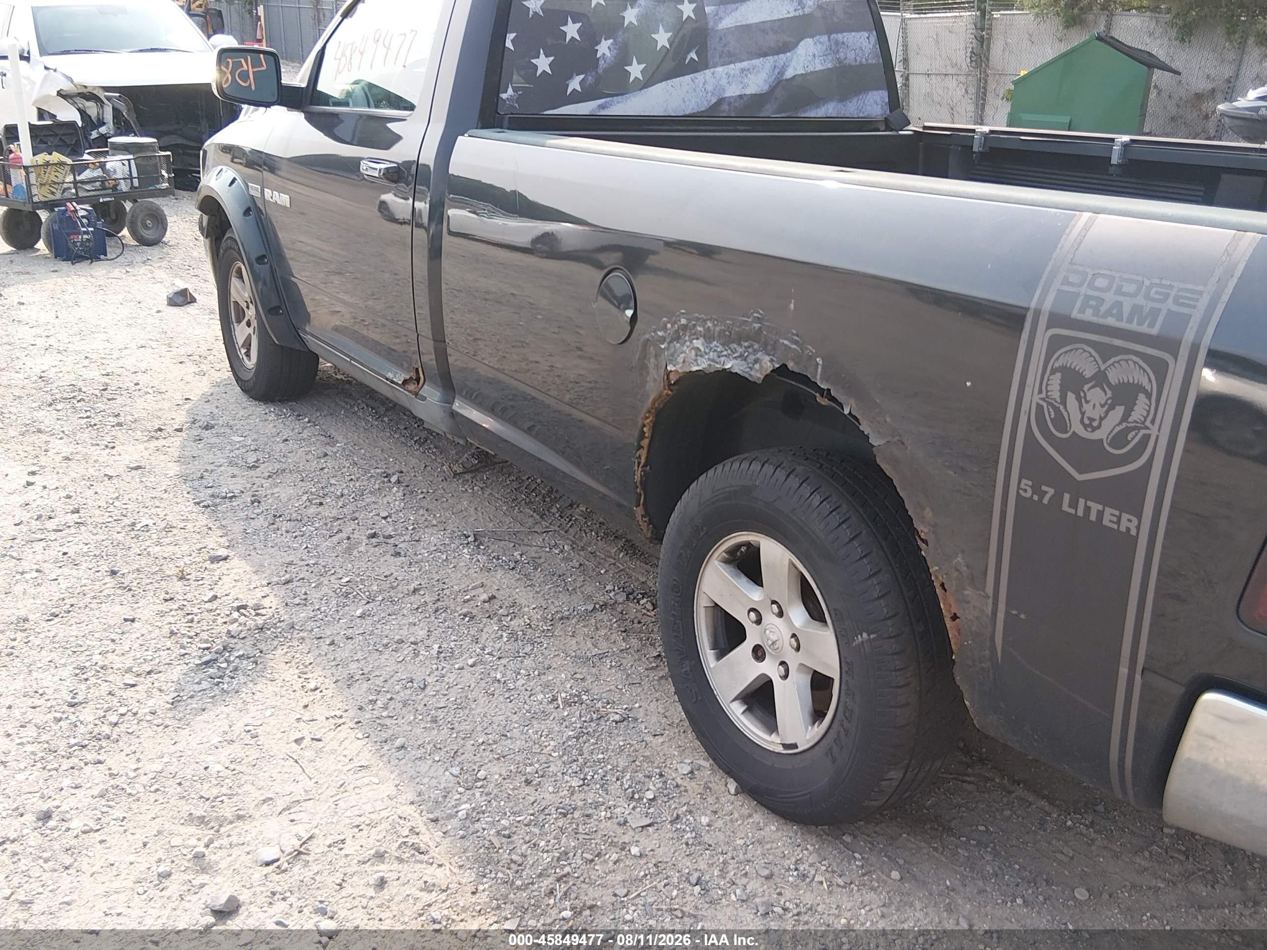 2009 Dodge Ram 1500 Slt/trx Черный vin: 1D3HV16T49J520227