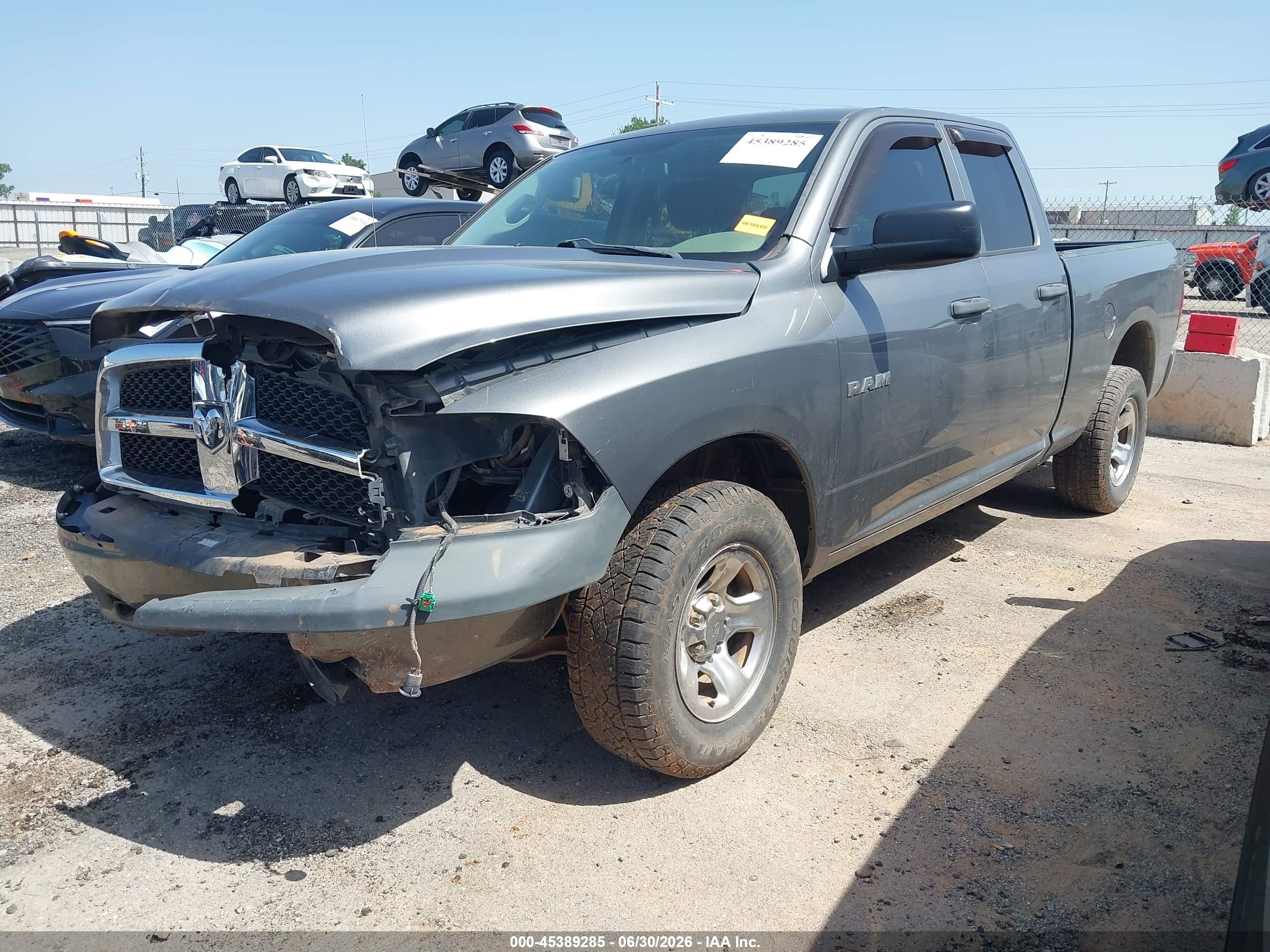 2009 Dodge Ram 1500 St Gray vin: 1D3HV18P09S765150