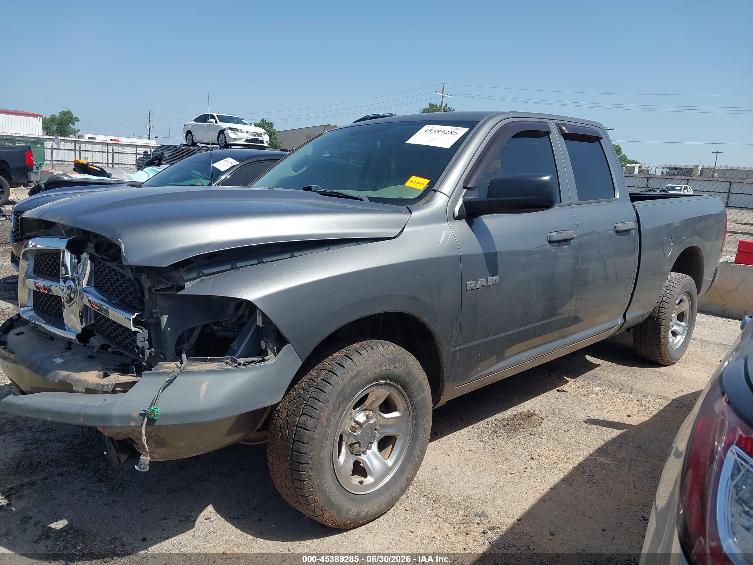 2009 Dodge Ram 1500 St Gray vin: 1D3HV18P09S765150