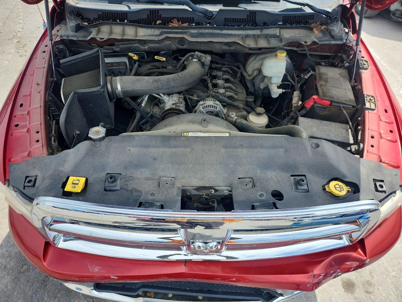 2009 Dodge Ram 1500 Red vin: 1D3HV18P19S755274
