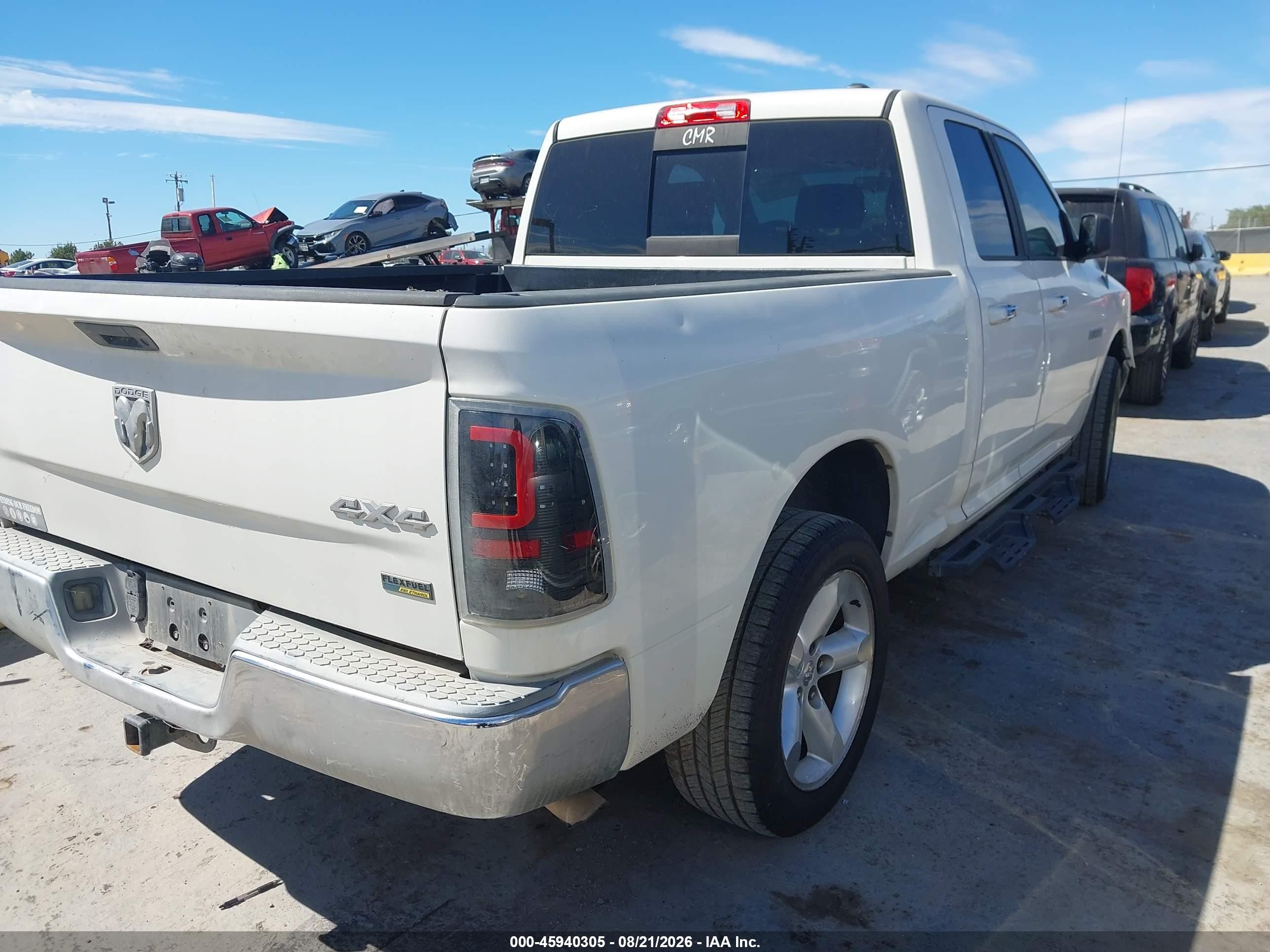 2009 Dodge Ram 1500 Slt/sport/trx Белый vin: 1D3HV18P39S803616