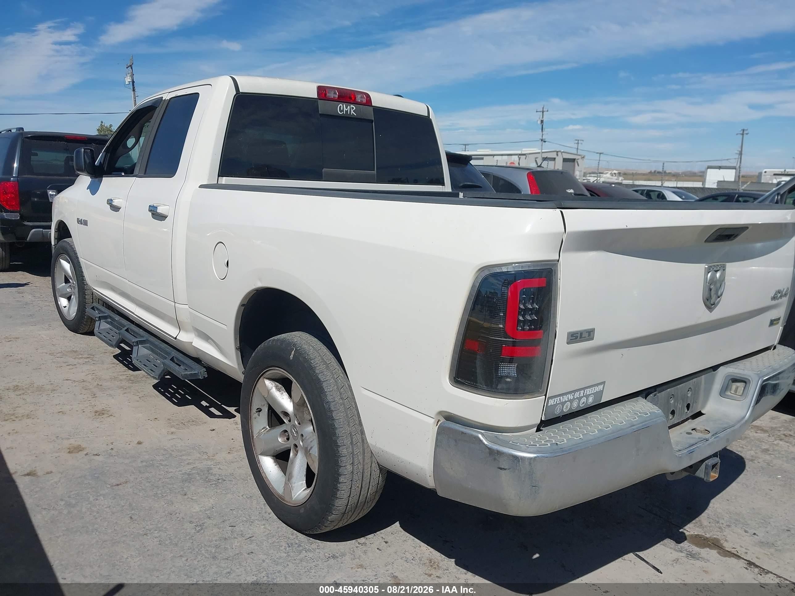 2009 Dodge Ram 1500 Slt/sport/trx Белый vin: 1D3HV18P39S803616