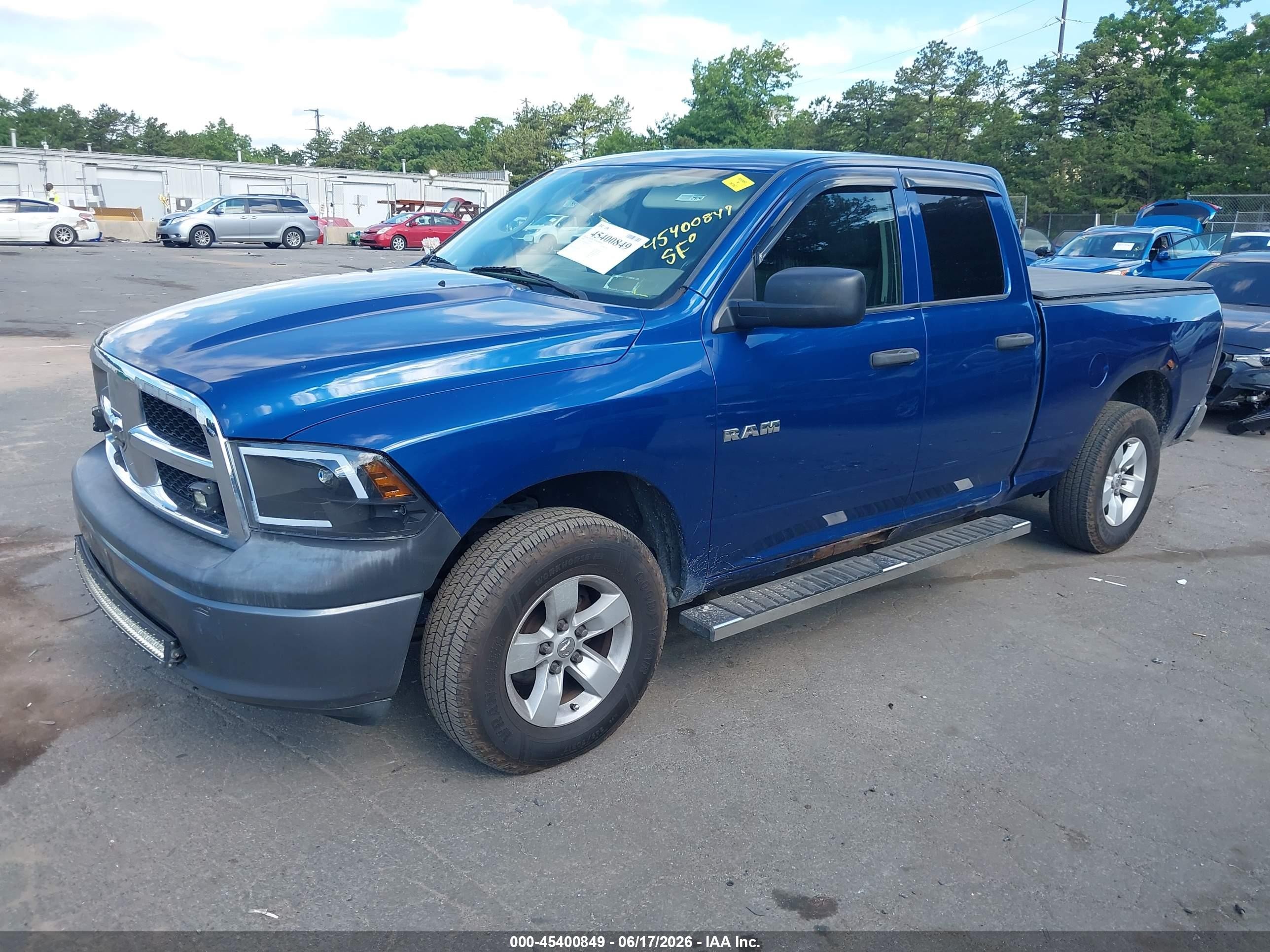 2009 Dodge Ram 1500 St Синий vin: 1D3HV18P59S807182