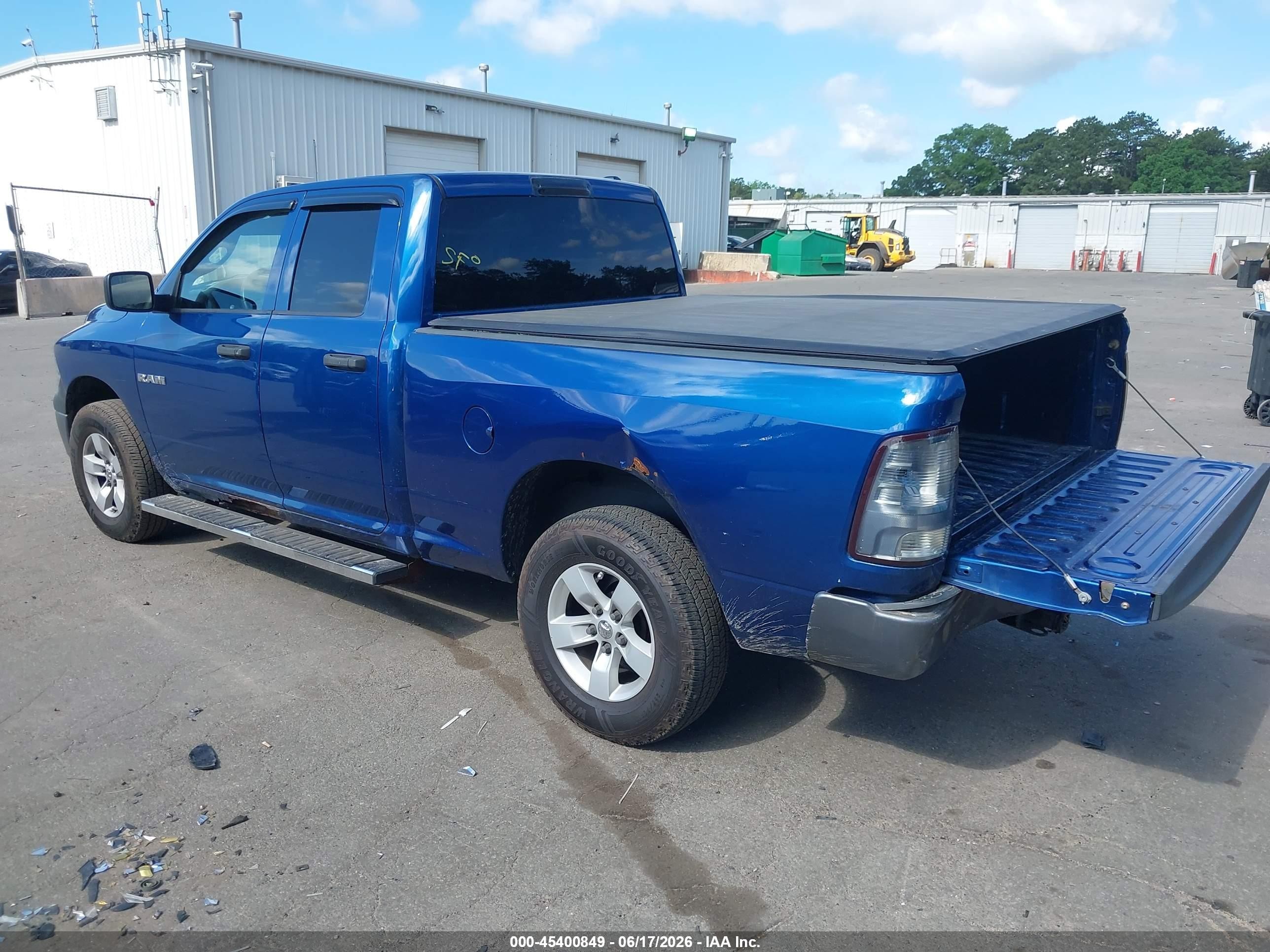 2009 Dodge Ram 1500 St Синий vin: 1D3HV18P59S807182
