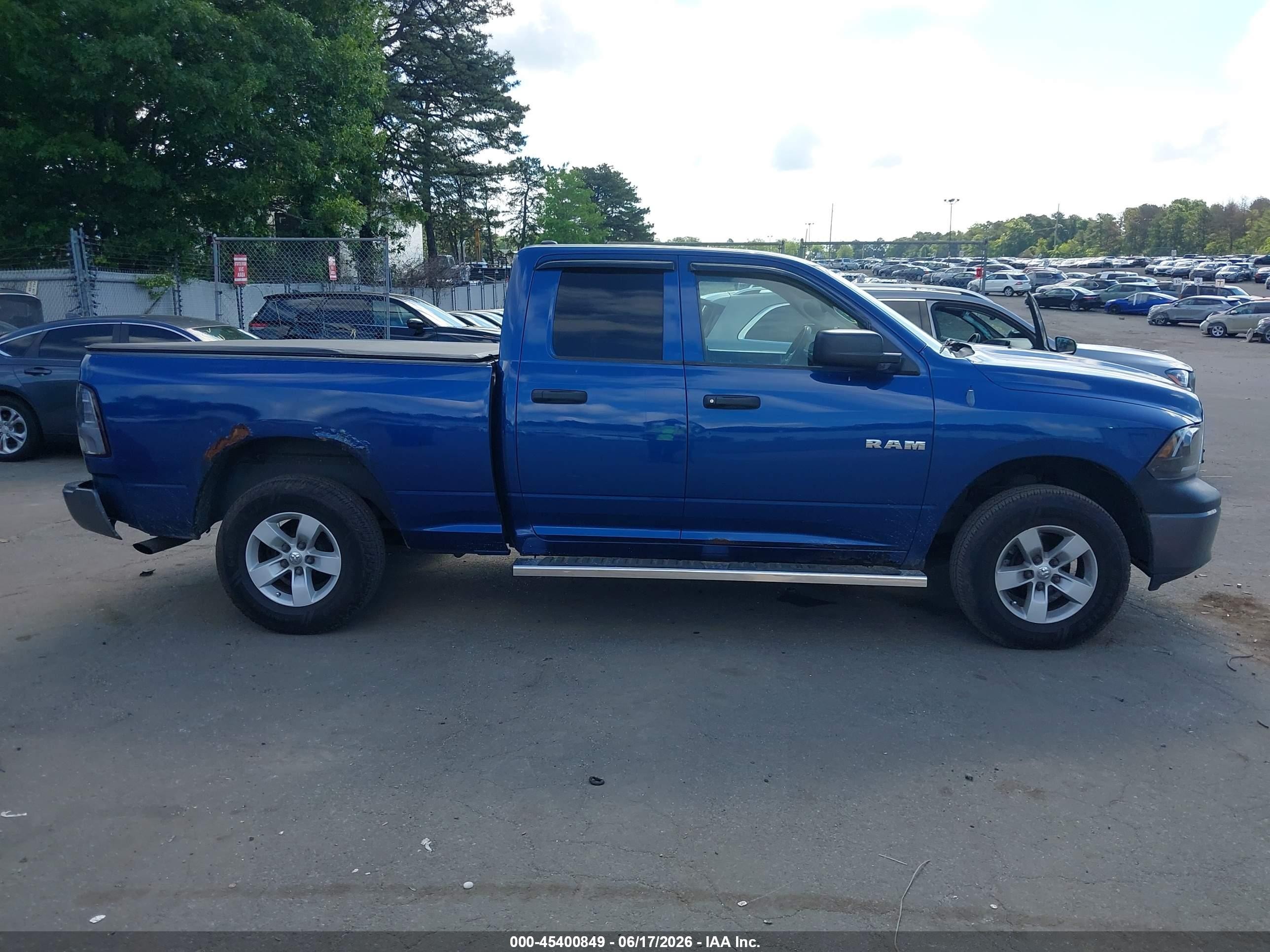 2009 Dodge Ram 1500 St Синий vin: 1D3HV18P59S807182