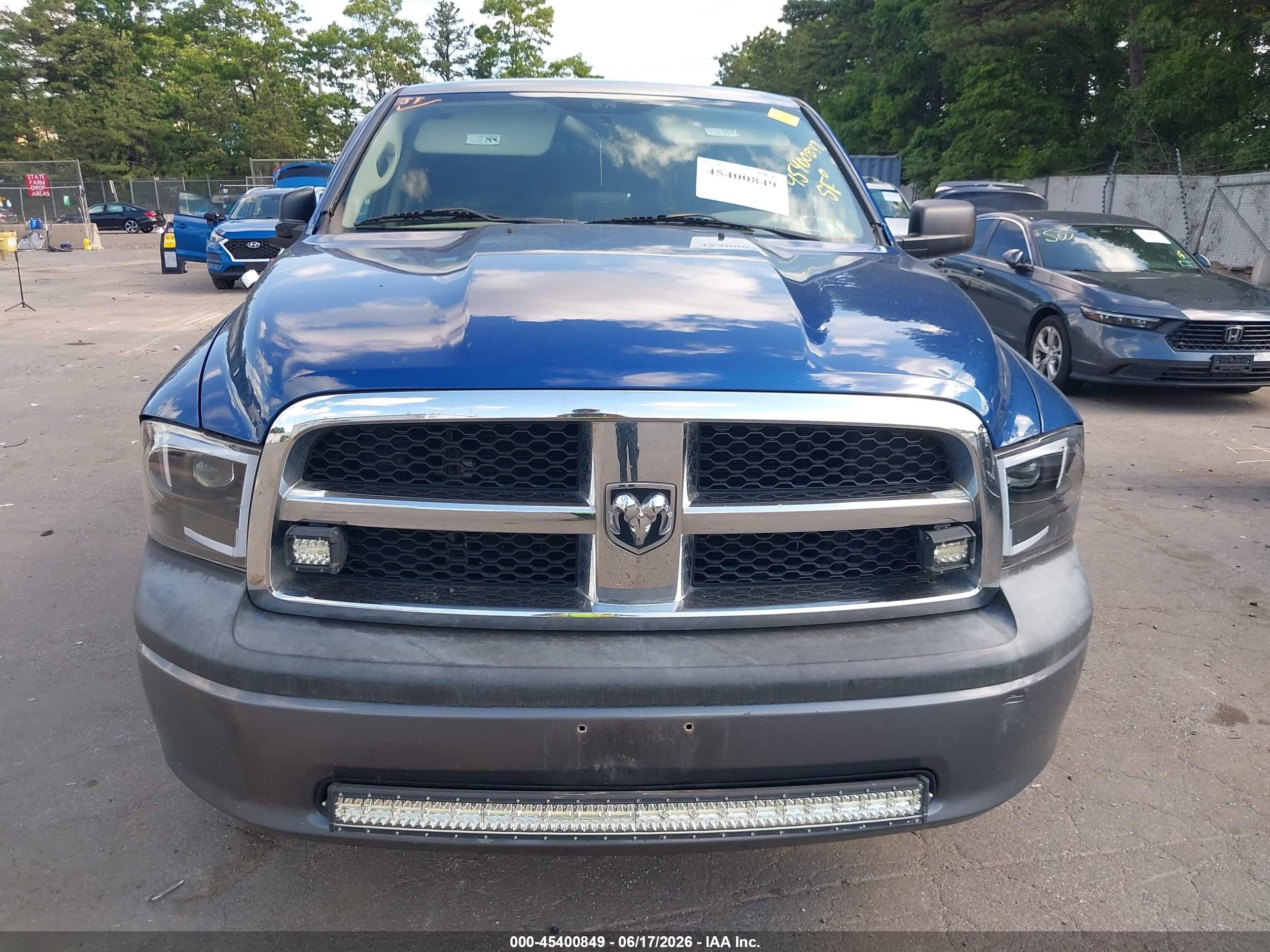 2009 Dodge Ram 1500 St Синий vin: 1D3HV18P59S807182