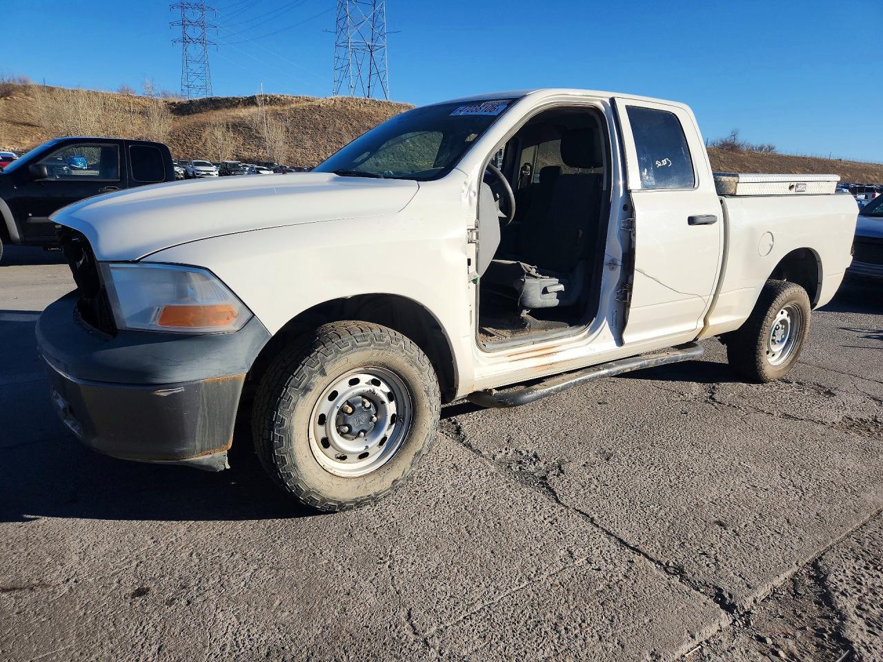 2009 Dodge Ram 1500 White vin: 1D3HV18P79S761161