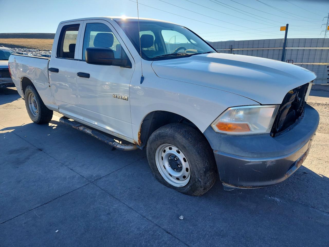 2009 Dodge Ram 1500 White vin: 1D3HV18P79S761161
