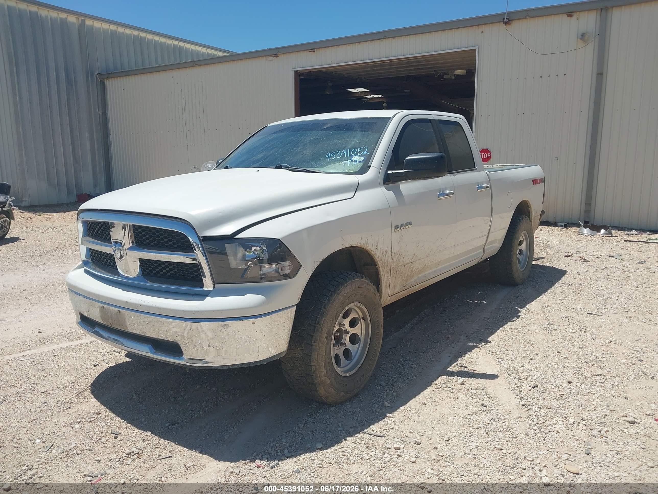2009 Dodge Ram 1500 Slt/sport/trx White vin: 1D3HV18P79S784665