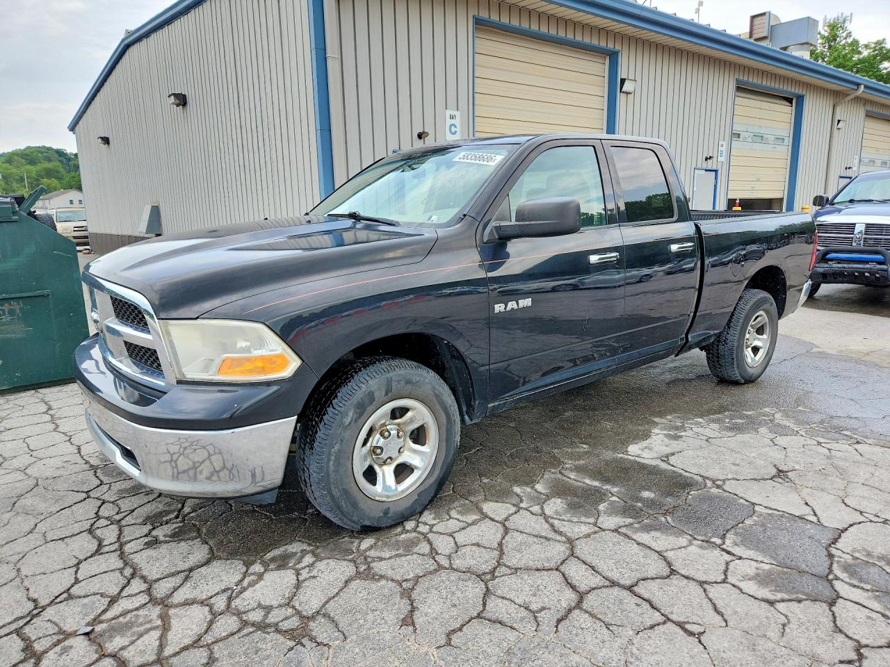 2009 Dodge Ram 1500 Black vin: 1D3HV18P79S803876