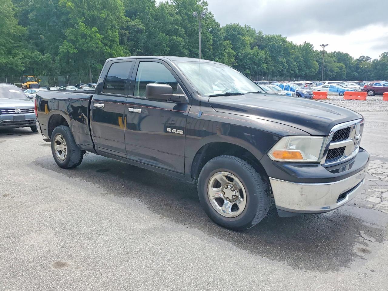 2009 Dodge Ram 1500 Черный vin: 1D3HV18P79S803876