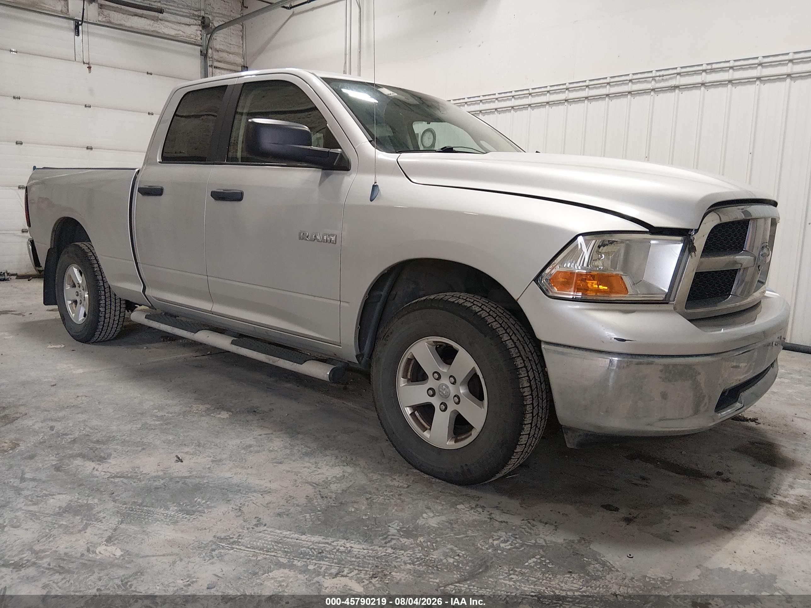 2009 Dodge Ram 1500 Slt/sport/trx Silver vin: 1D3HV18P89S709652
