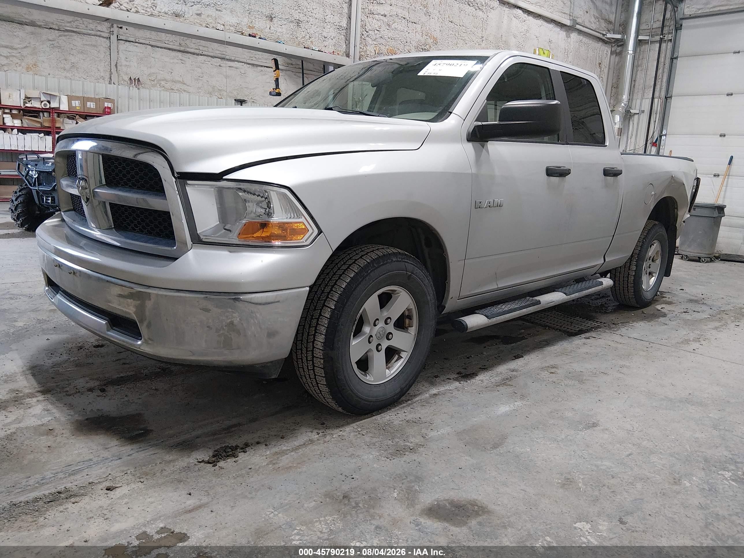 2009 Dodge Ram 1500 Slt/sport/trx Silver vin: 1D3HV18P89S709652