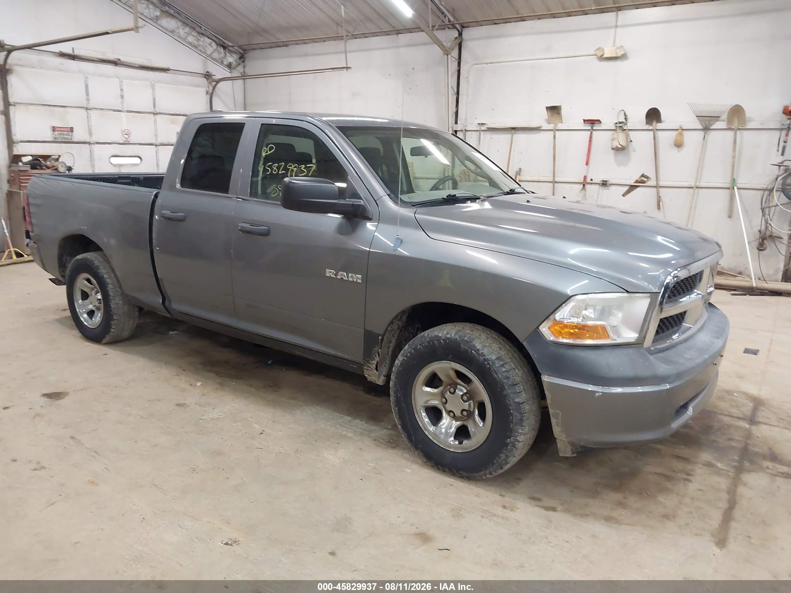 2009 Dodge Ram 1500 St Gray vin: 1D3HV18P99S776549