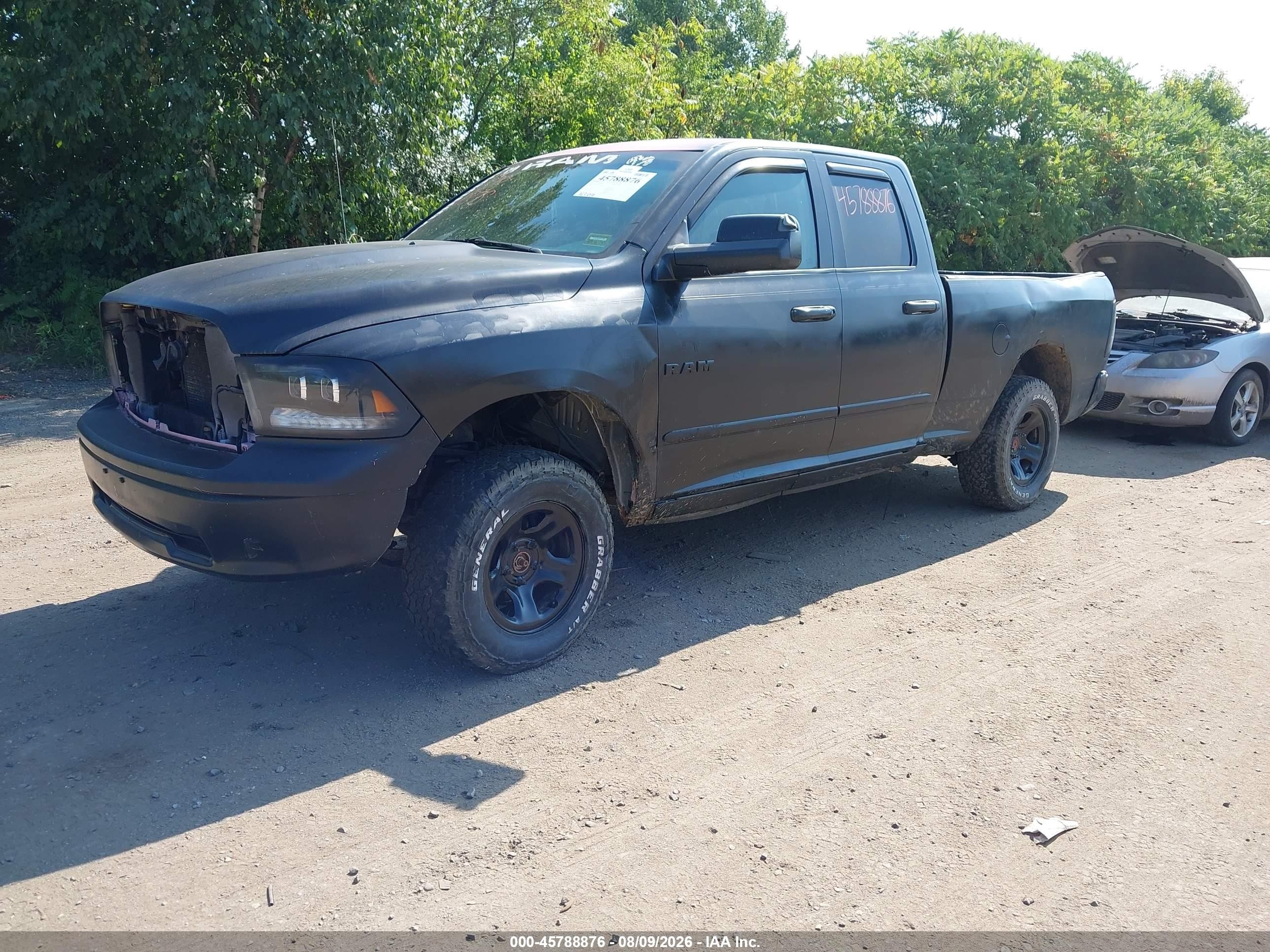 2009 Dodge Ram 1500 Slt/sport/trx Черный vin: 1D3HV18PX9S709765