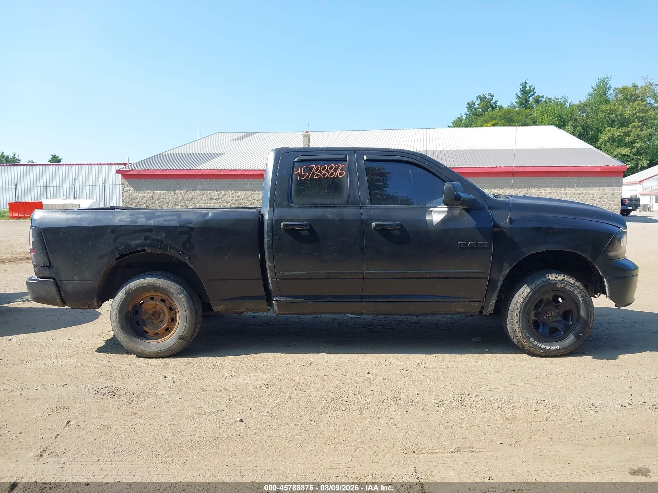 2009 Dodge Ram 1500 Slt/sport/trx Черный vin: 1D3HV18PX9S709765
