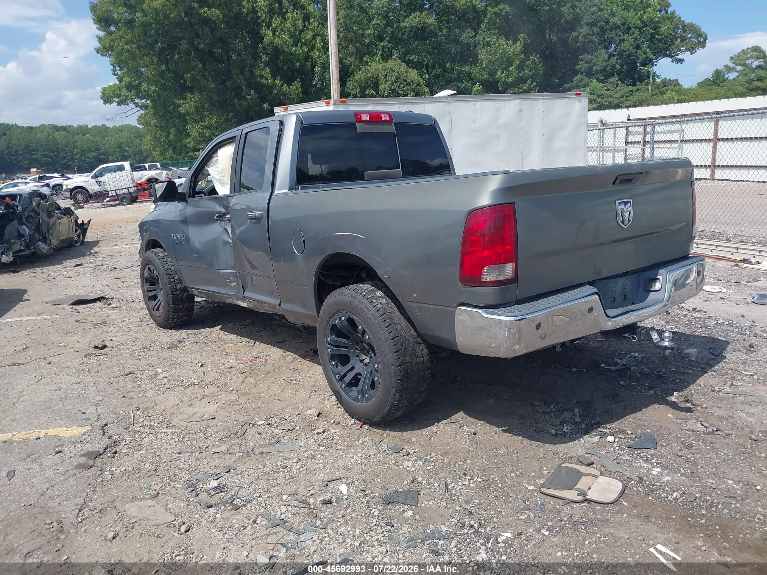 2009 Dodge Ram 1500 Slt/sport/trx Gray vin: 1D3HV18PX9S803306