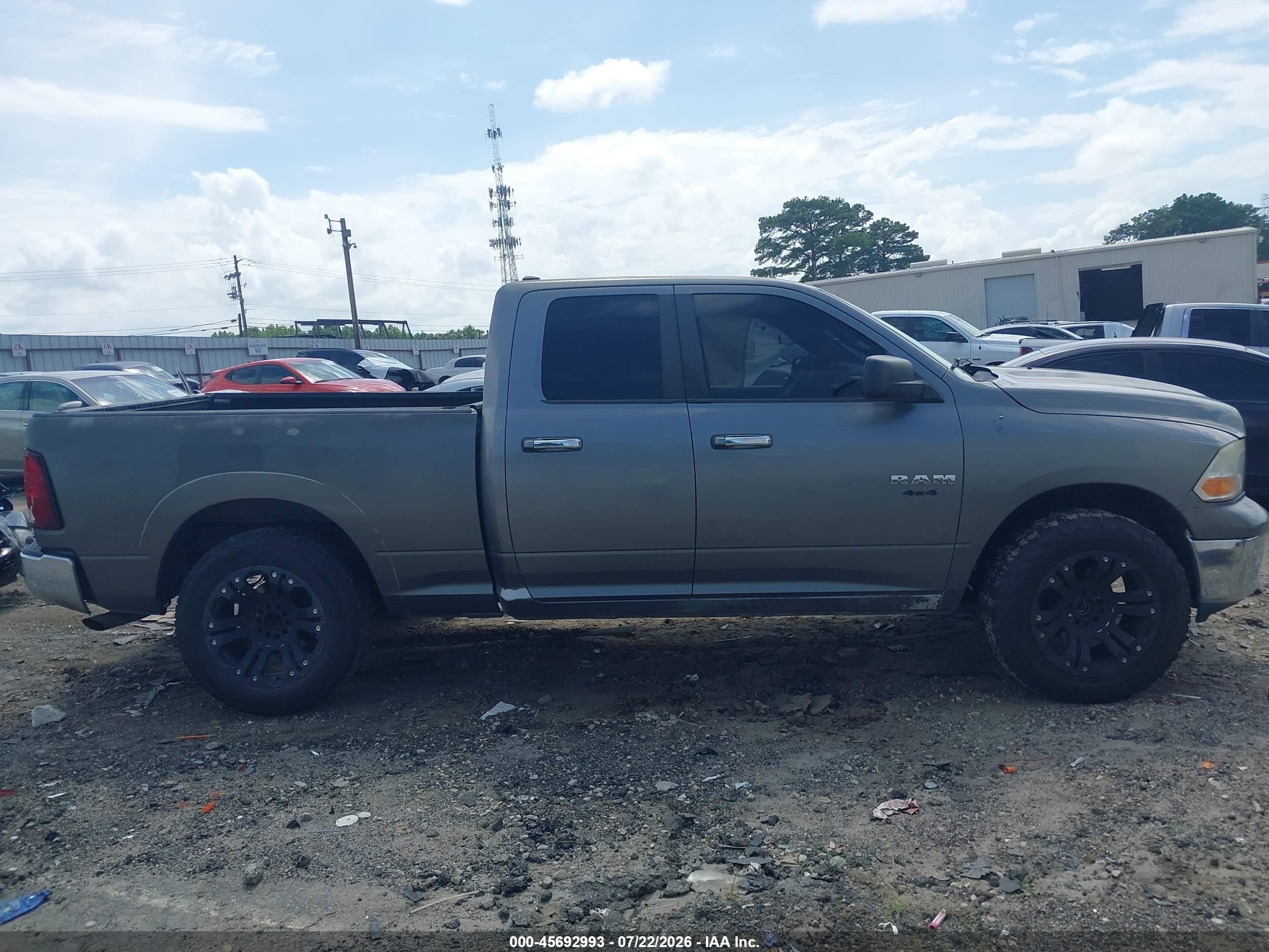 2009 Dodge Ram 1500 Slt/sport/trx Gray vin: 1D3HV18PX9S803306