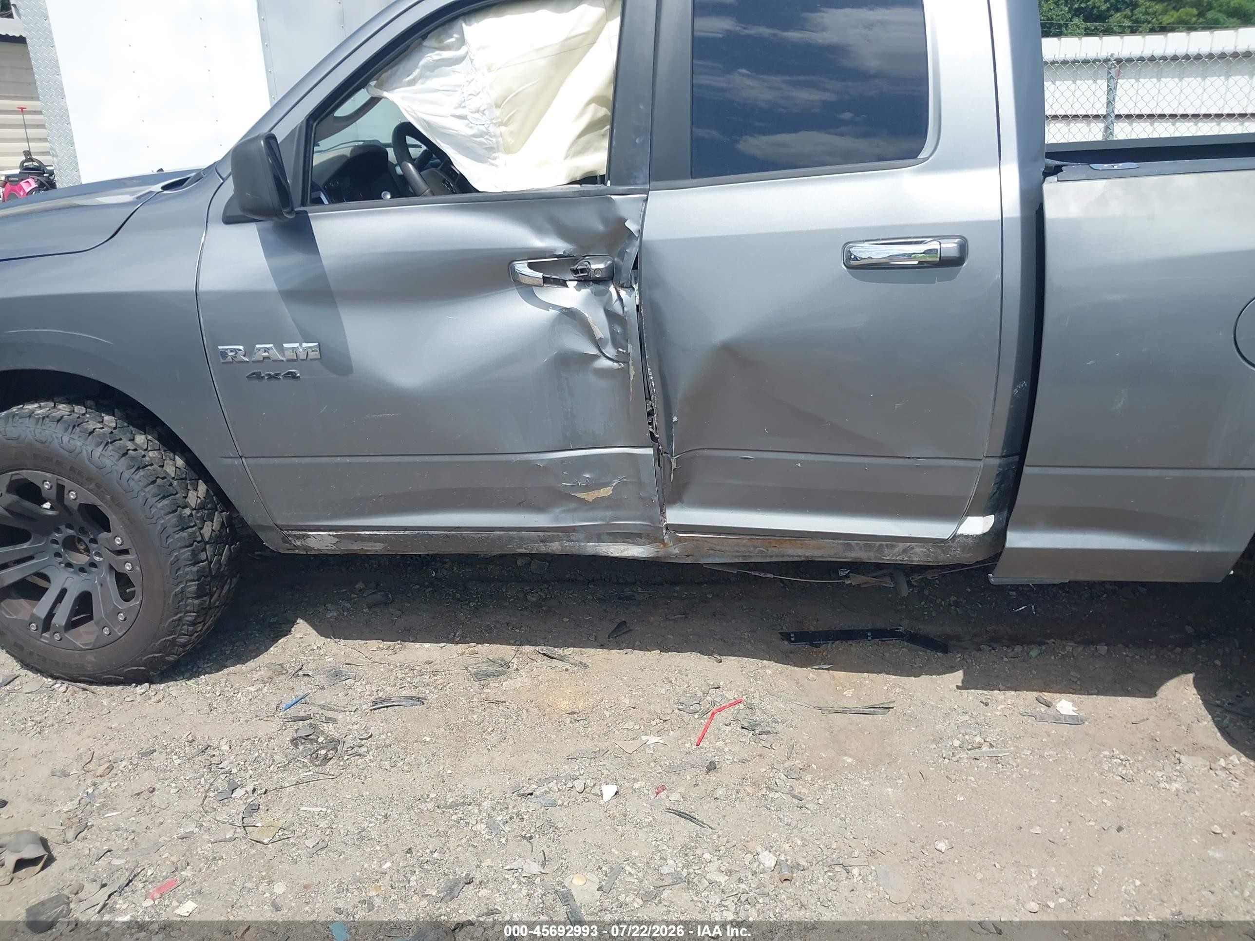 2009 Dodge Ram 1500 Slt/sport/trx Gray vin: 1D3HV18PX9S803306