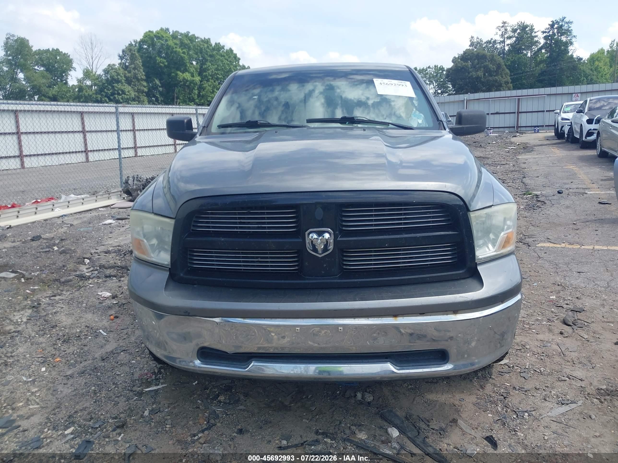 2009 Dodge Ram 1500 Slt/sport/trx Gray vin: 1D3HV18PX9S803306