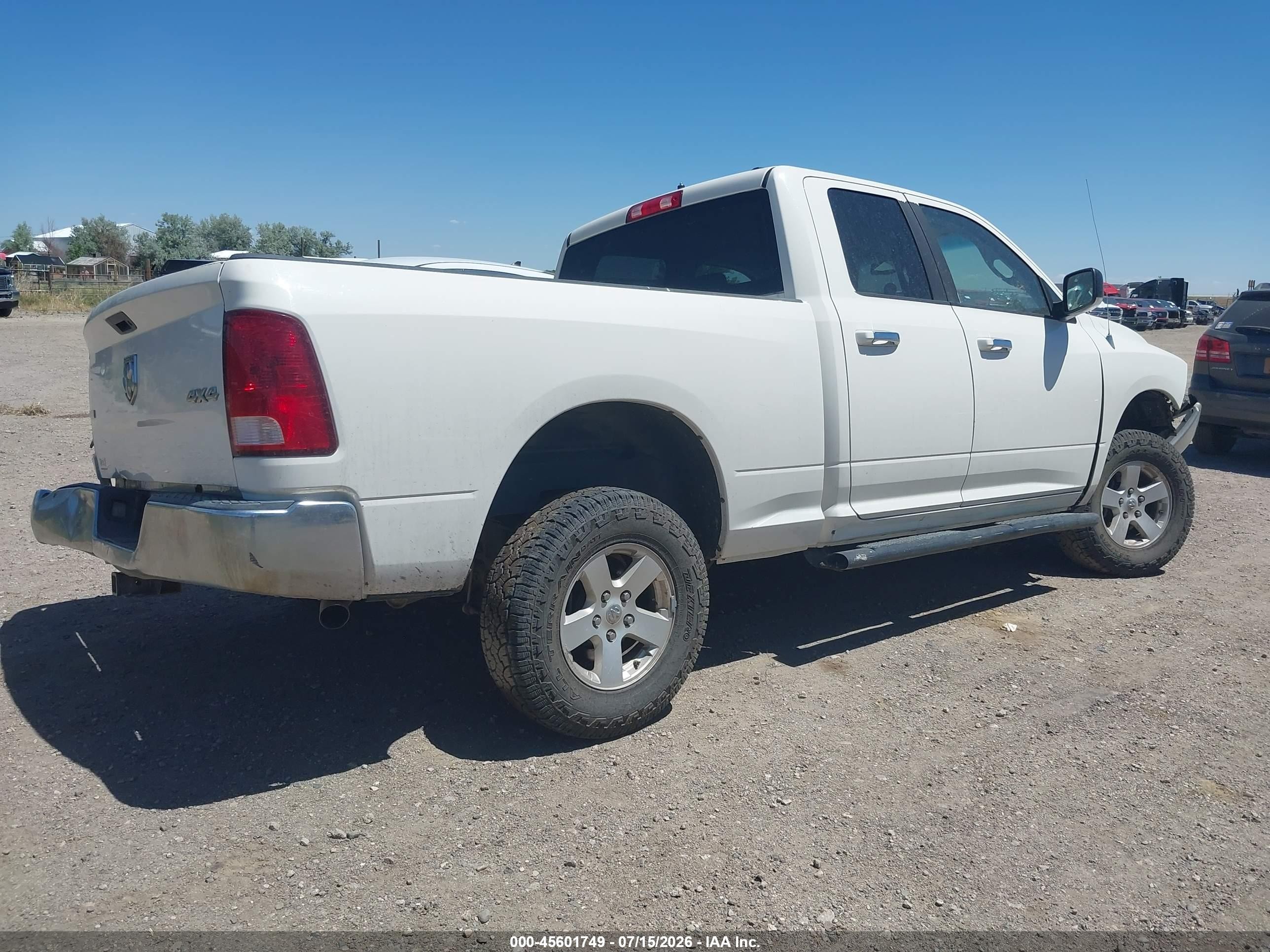 2009 Dodge Ram 1500 Slt/sport/trx White vin: 1D3HV18T09S762133