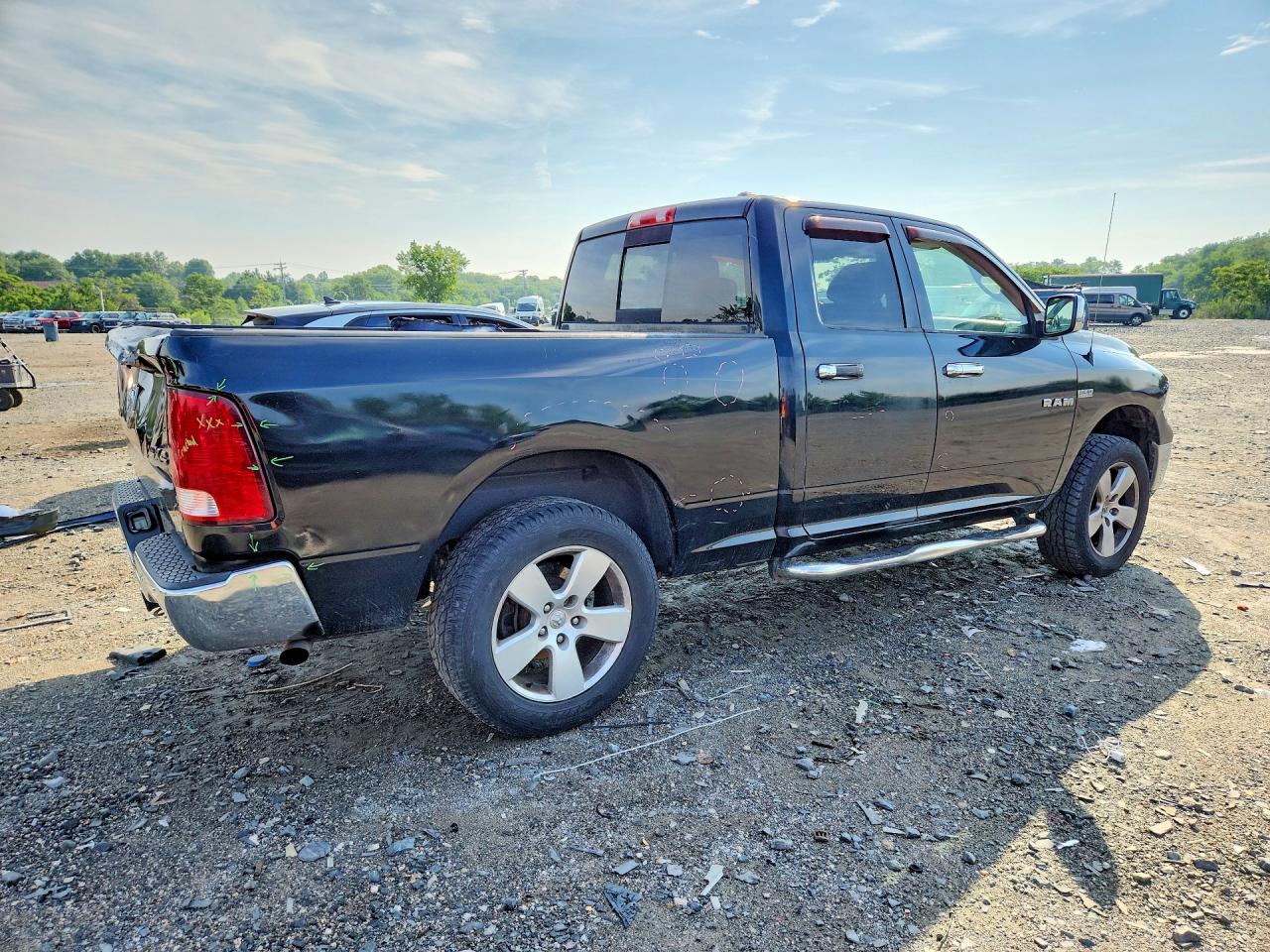2009 Dodge Ram 1500 Black vin: 1D3HV18T19S702796