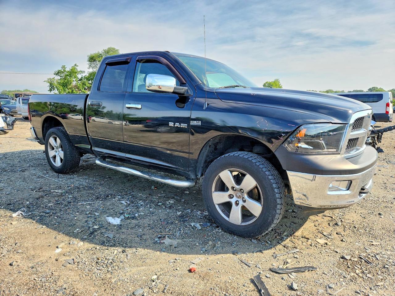 2009 Dodge Ram 1500 Black vin: 1D3HV18T19S702796