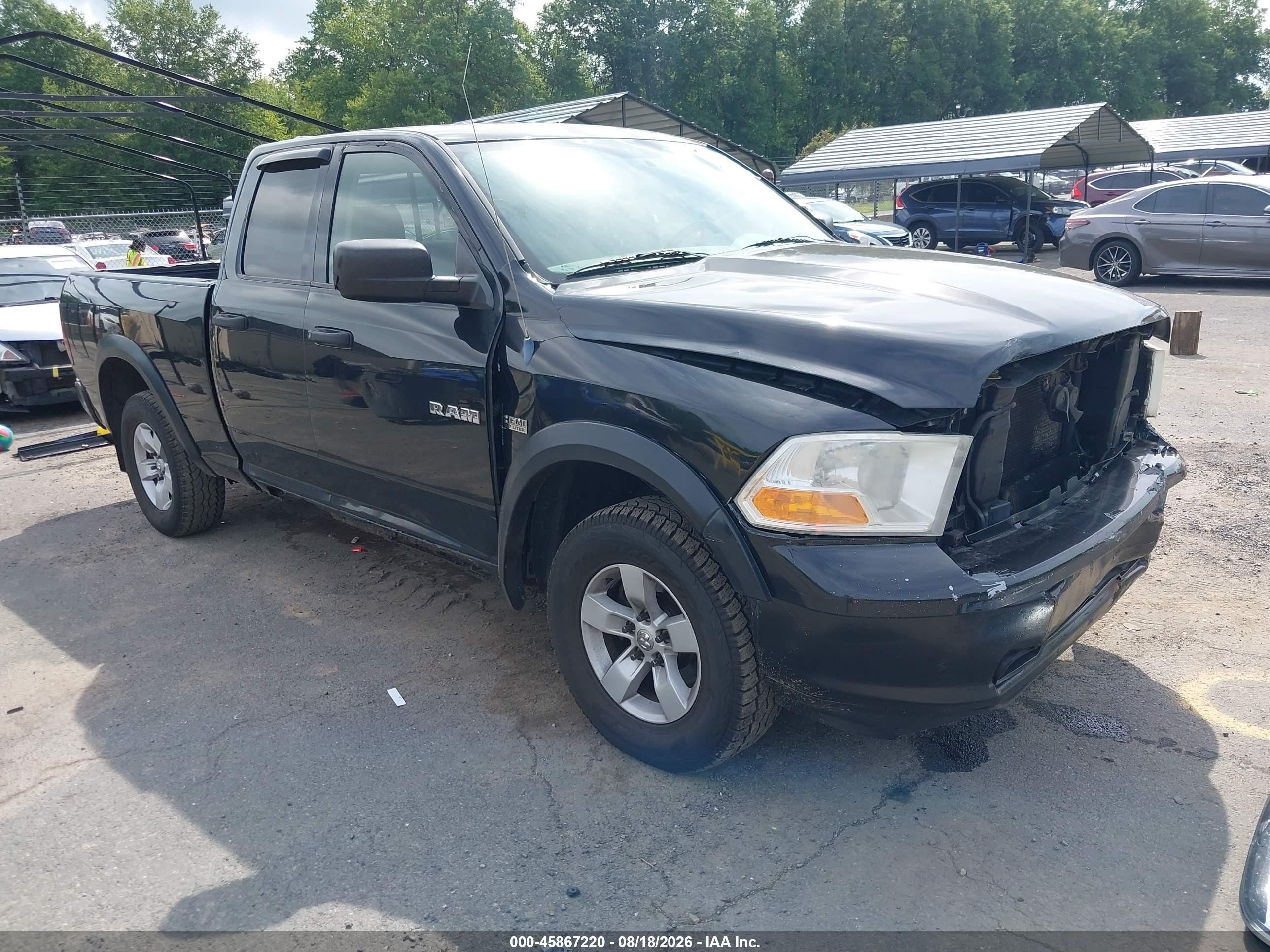 2009 Dodge Ram 1500 St Black vin: 1D3HV18T19S723549