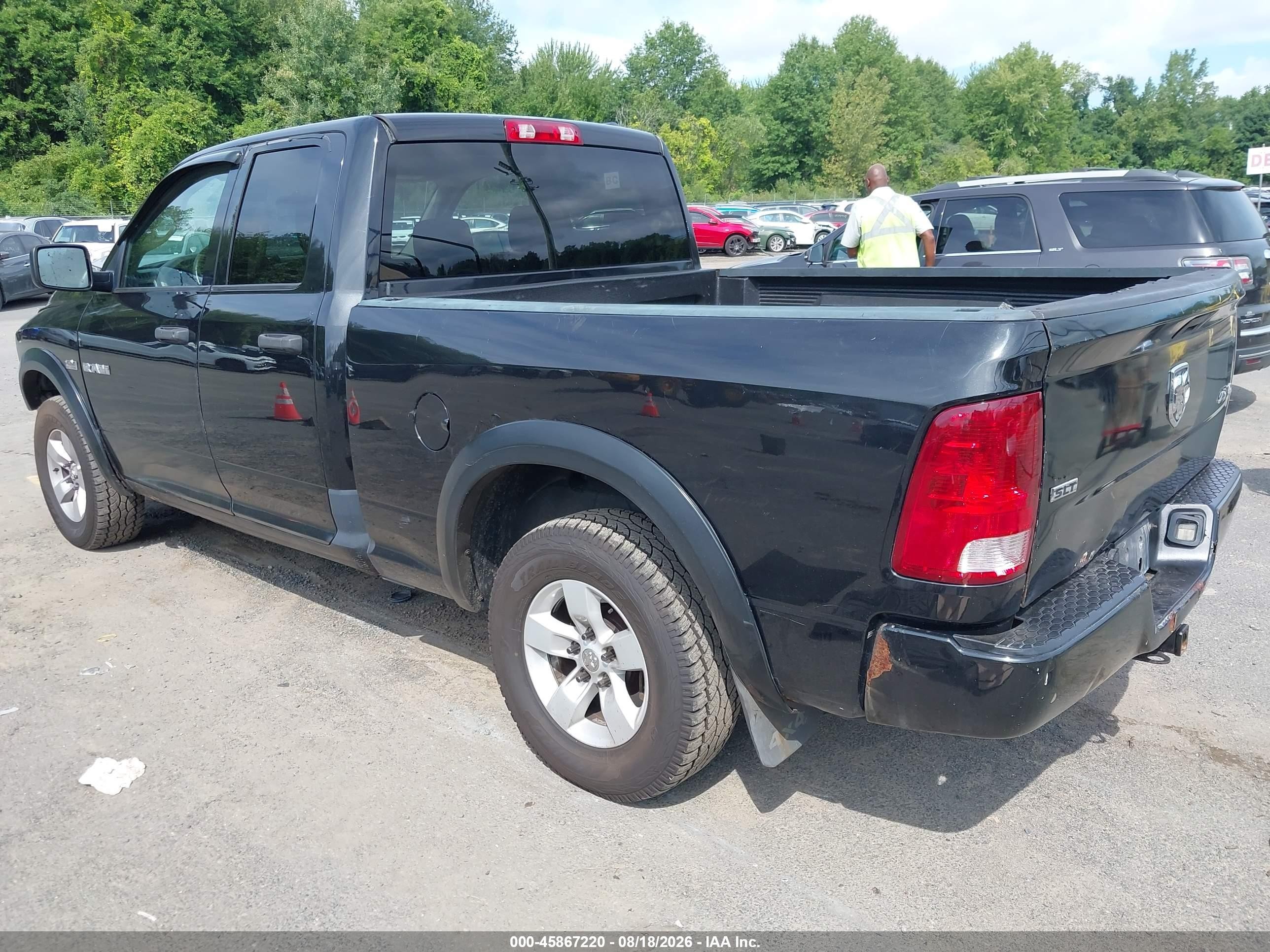 2009 Dodge Ram 1500 St Черный vin: 1D3HV18T19S723549