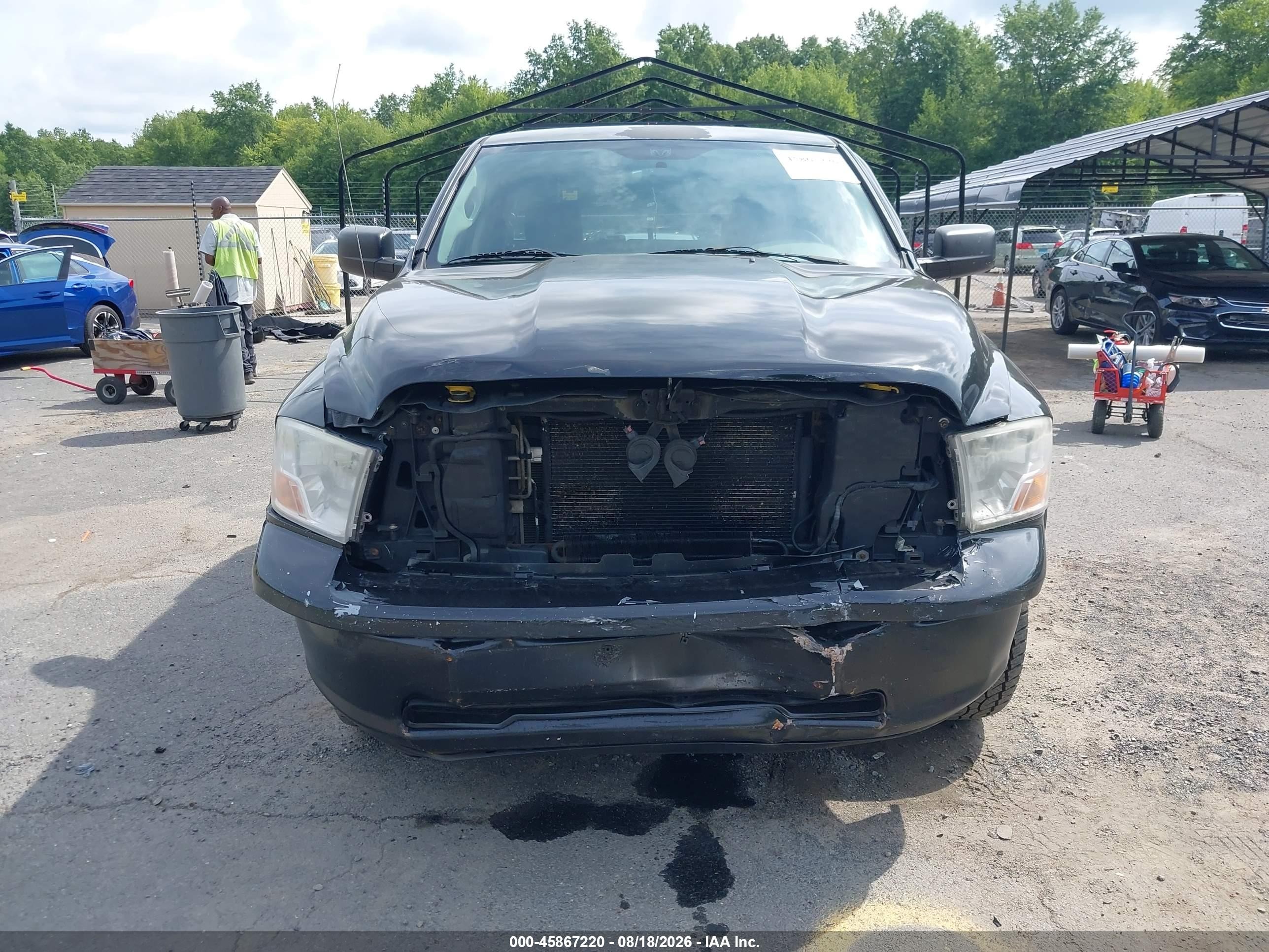 2009 Dodge Ram 1500 St Черный vin: 1D3HV18T19S723549