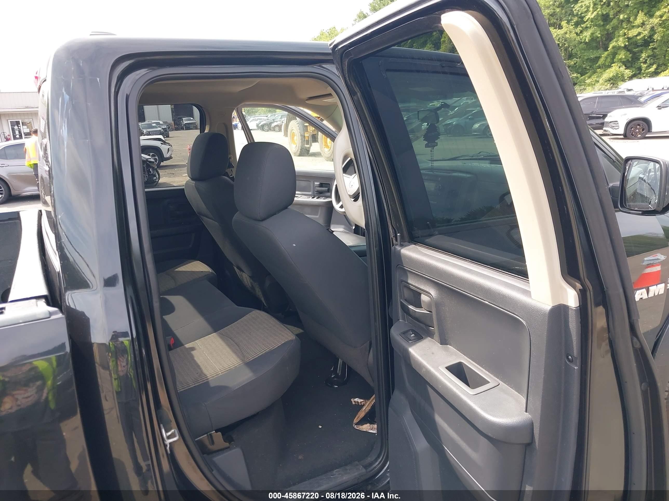 2009 Dodge Ram 1500 St Черный vin: 1D3HV18T19S723549