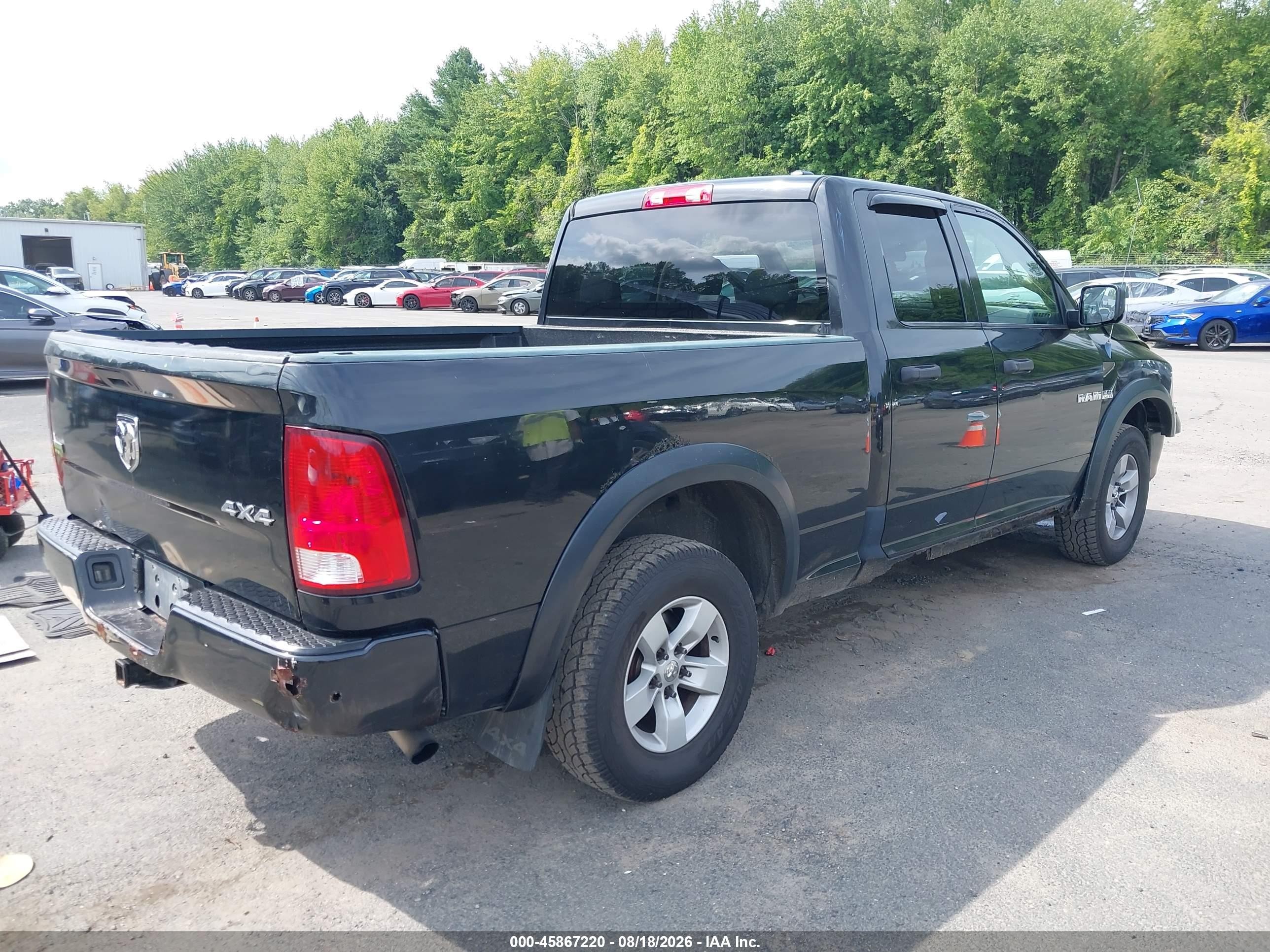 2009 Dodge Ram 1500 St Черный vin: 1D3HV18T19S723549
