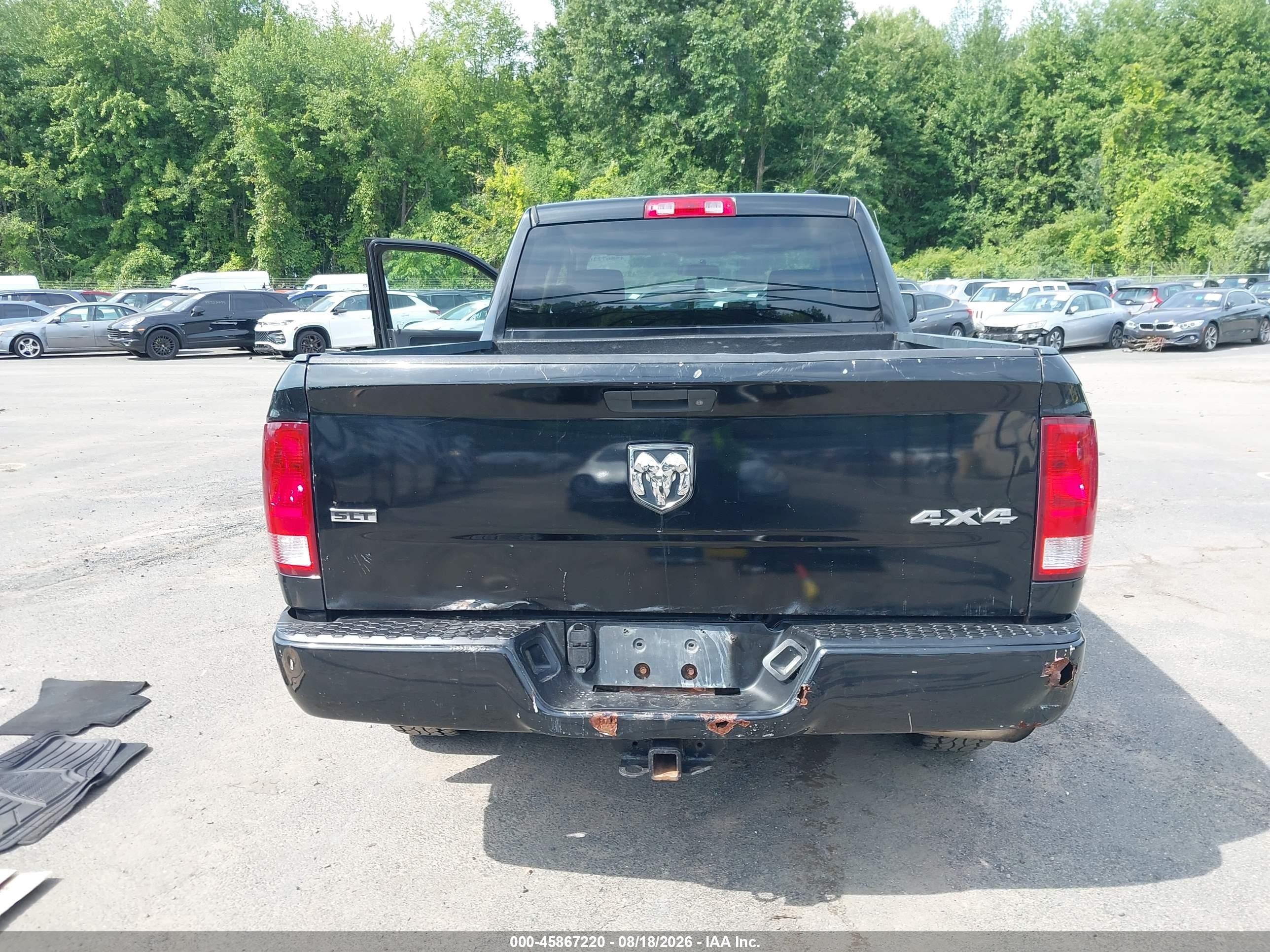 2009 Dodge Ram 1500 St Черный vin: 1D3HV18T19S723549
