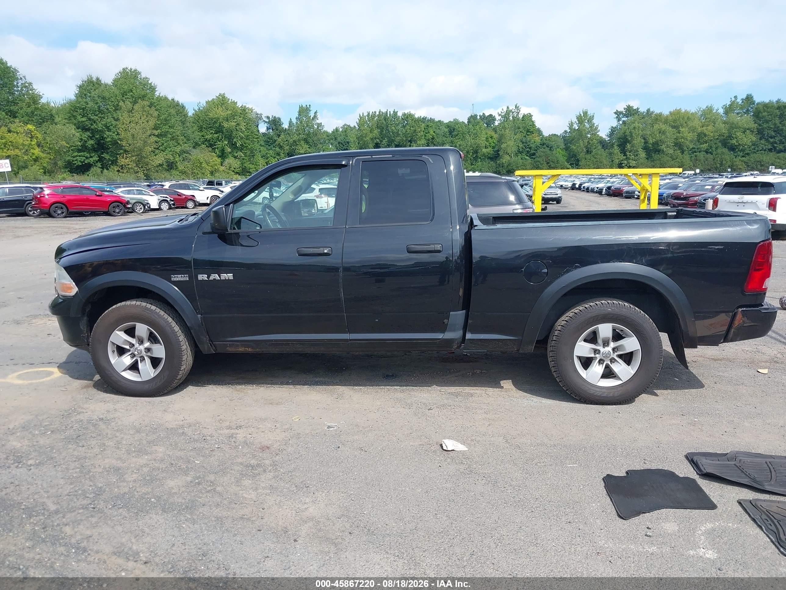 2009 Dodge Ram 1500 St Черный vin: 1D3HV18T19S723549