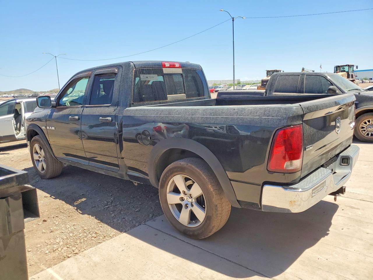 2009 Dodge Ram 1500 Black vin: 1D3HV18T19S725947
